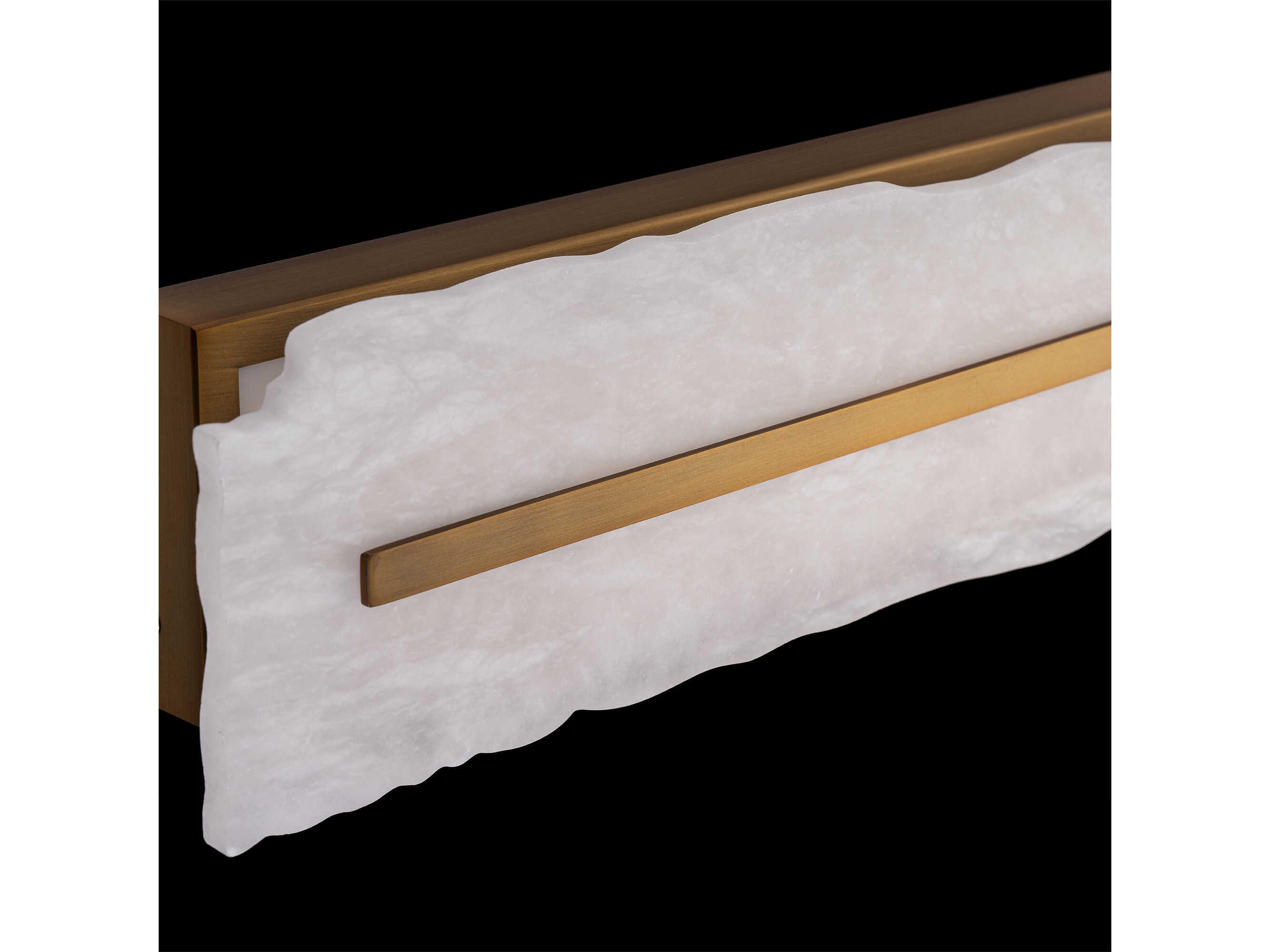 Modern Forms Taffeta 1-Light Aged Brass Wall Sconce