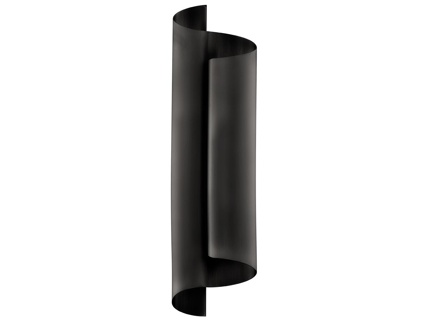 Modern Forms Pirouette 1-Light Black Wall Sconce