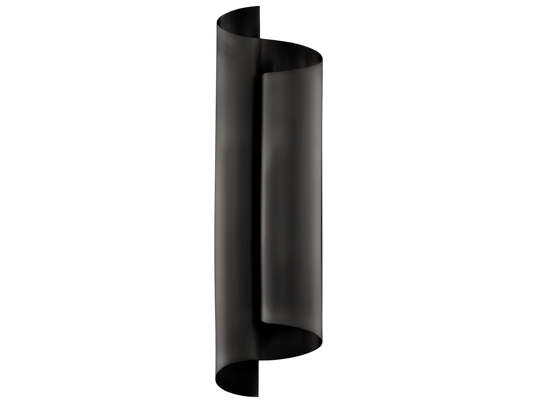 Modern Forms Pirouette 1-Light Black Wall Sconce