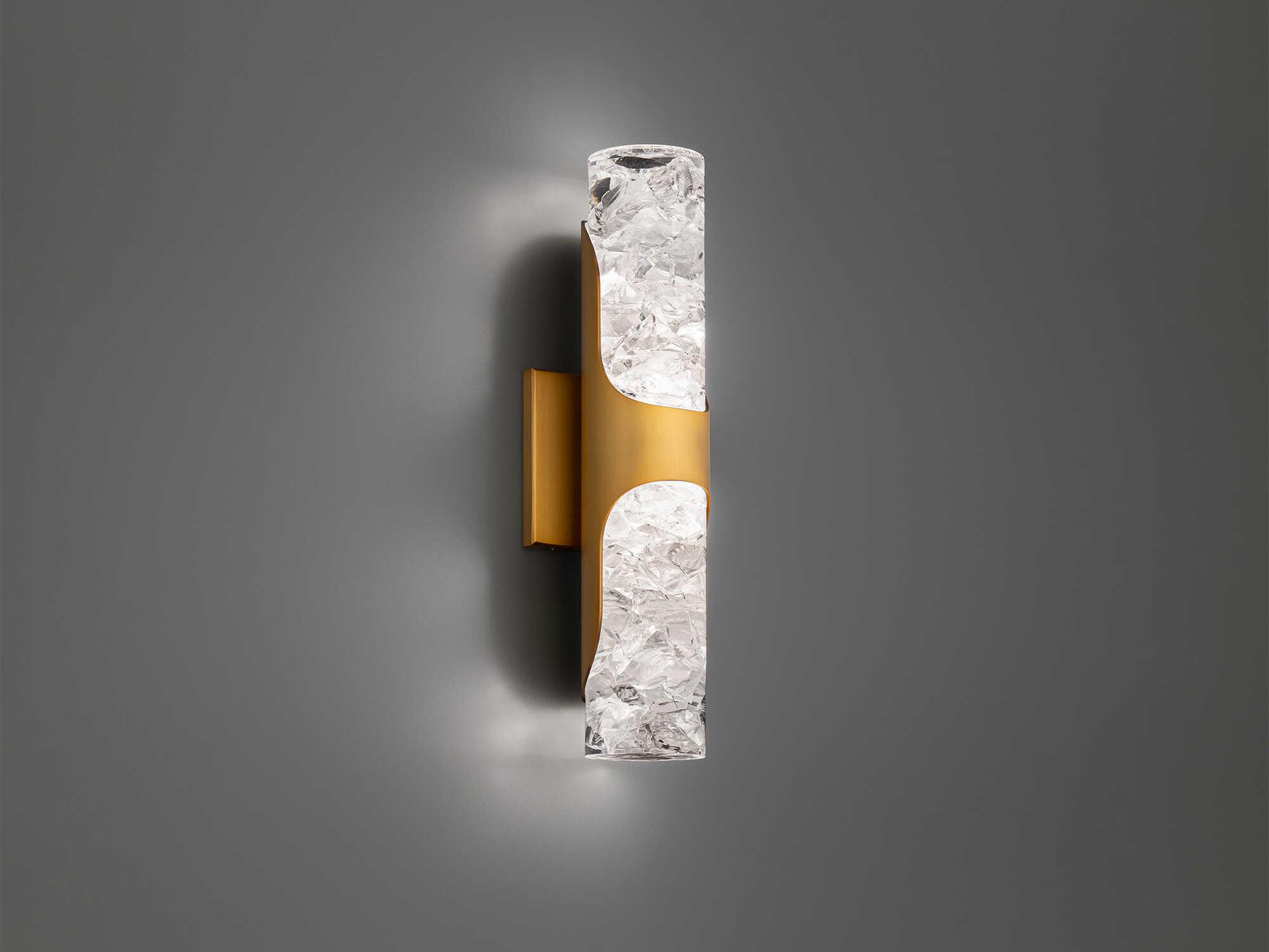 Modern Forms Royce 1-Light Aged Brass Wall Sconce