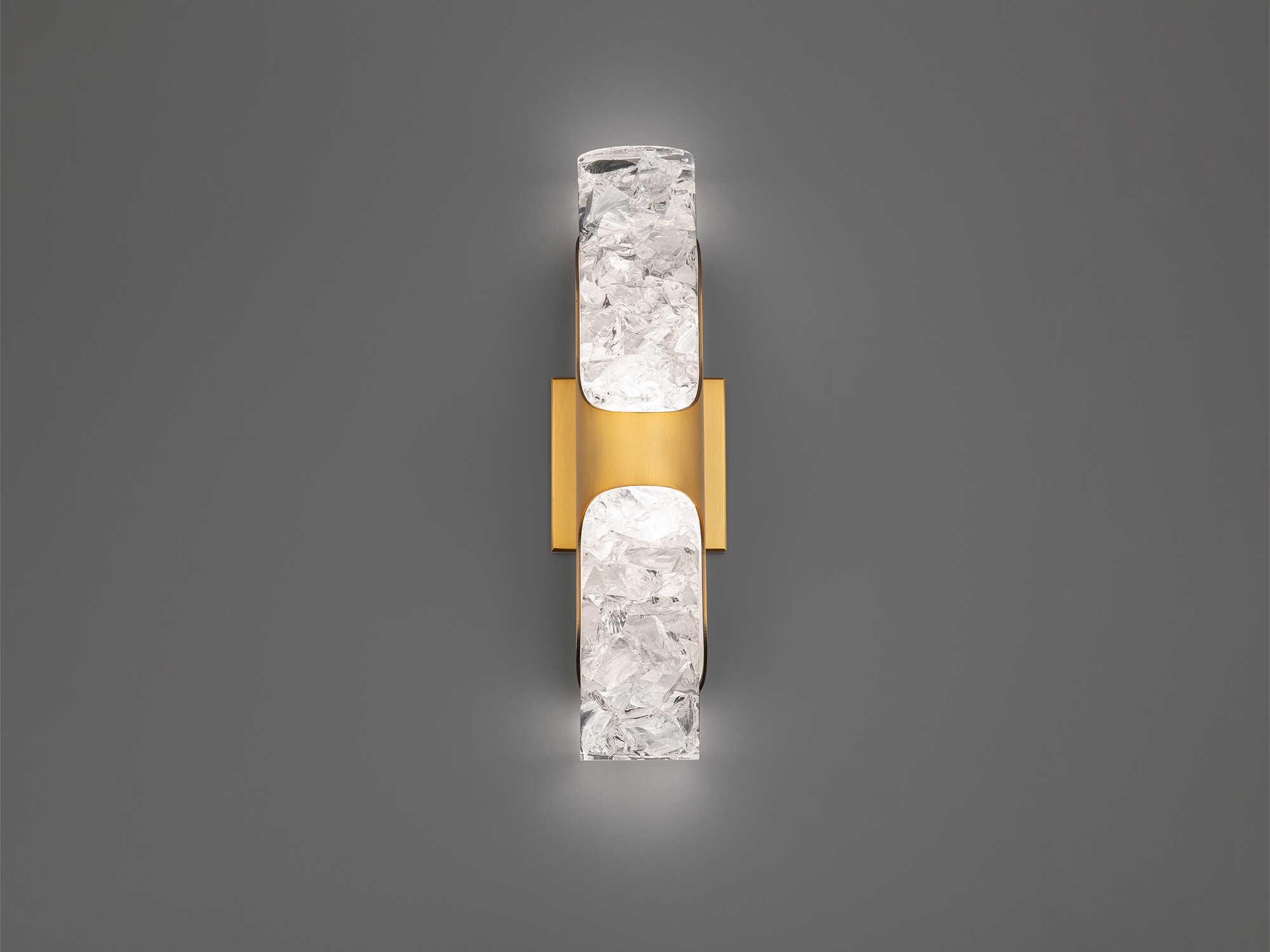 Modern Forms Royce 1-Light Aged Brass Wall Sconce