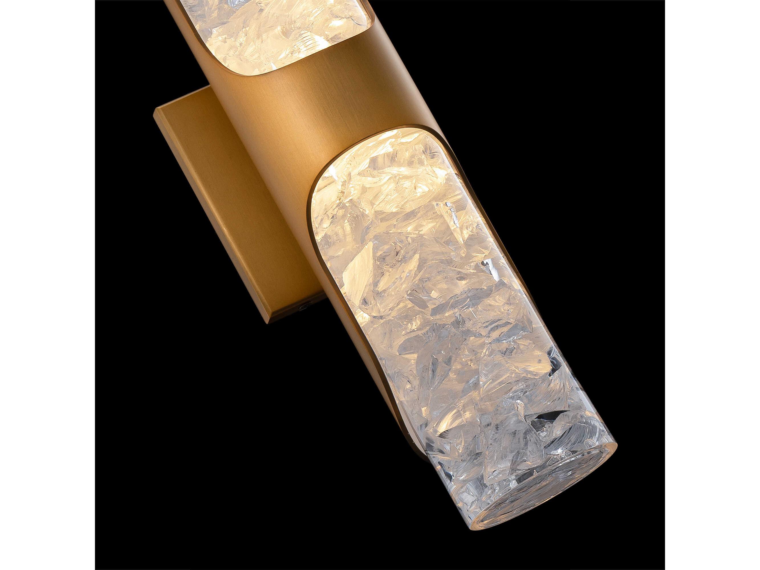 Modern Forms Royce 1-Light Aged Brass Wall Sconce