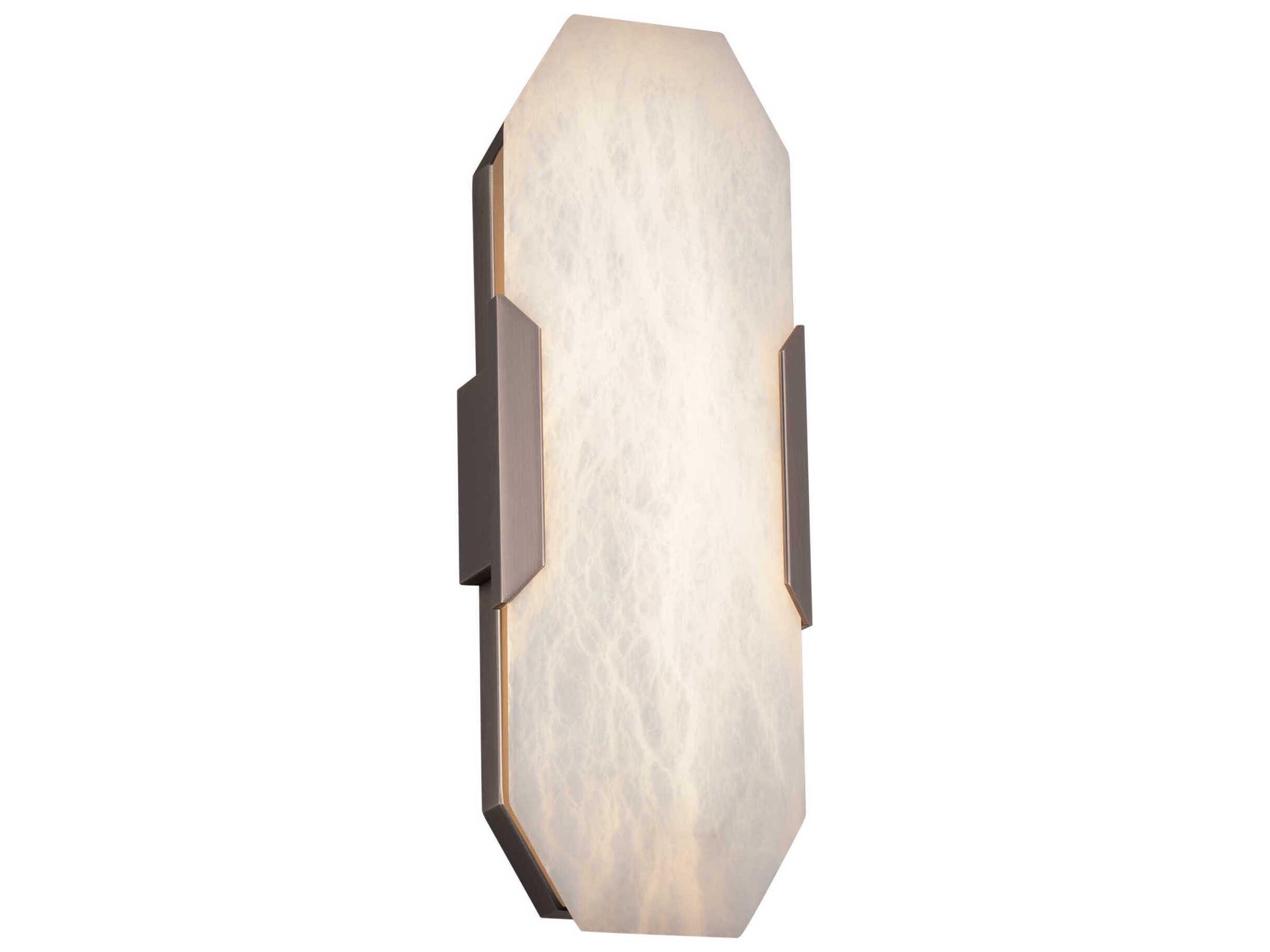 Modern Forms Toulouse 1-Light Antique Nickel Glass LED Wall Sconce