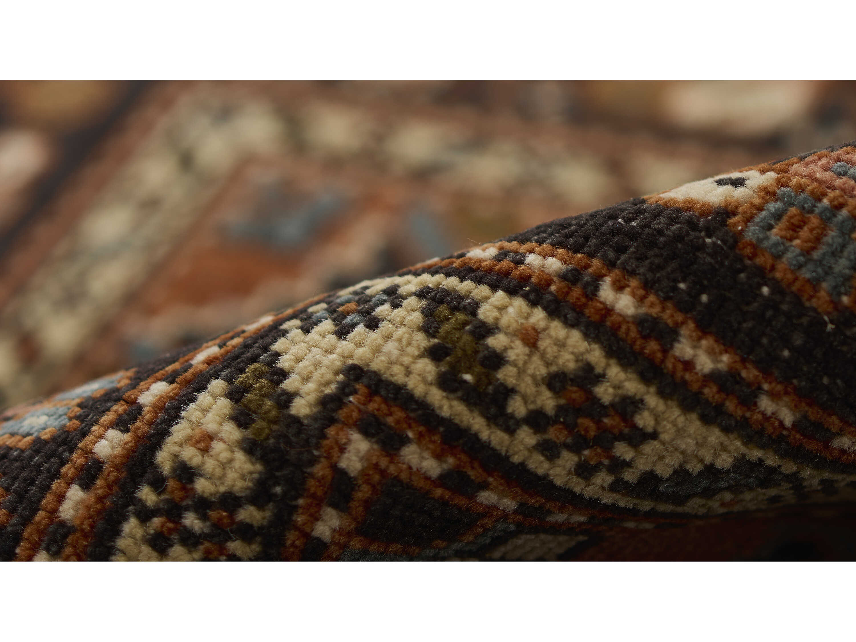 Momeni Karajeh Bordered Runner Area Rug