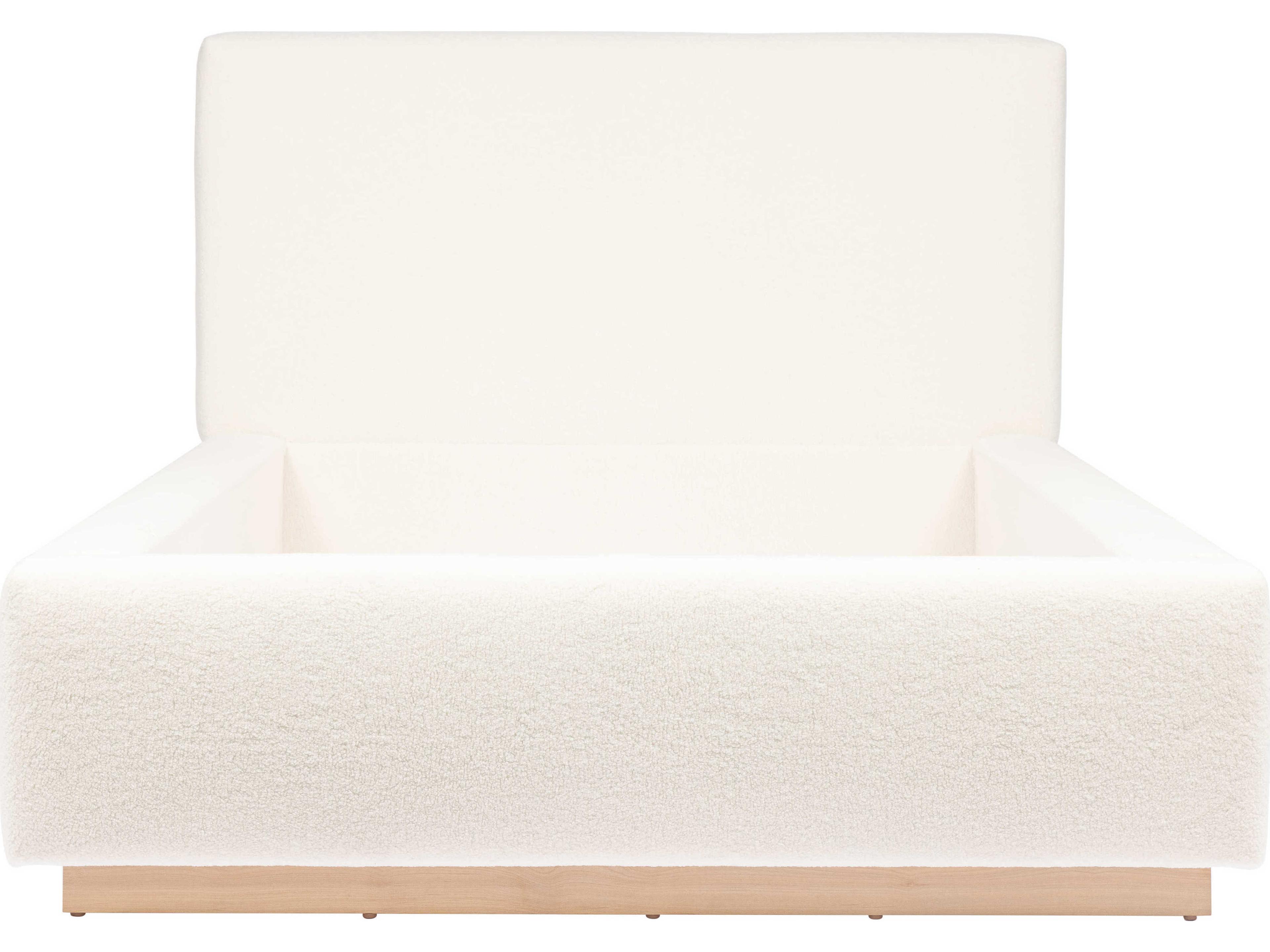 Moss Studio Avery Brown Upholstered California King Panel Bed