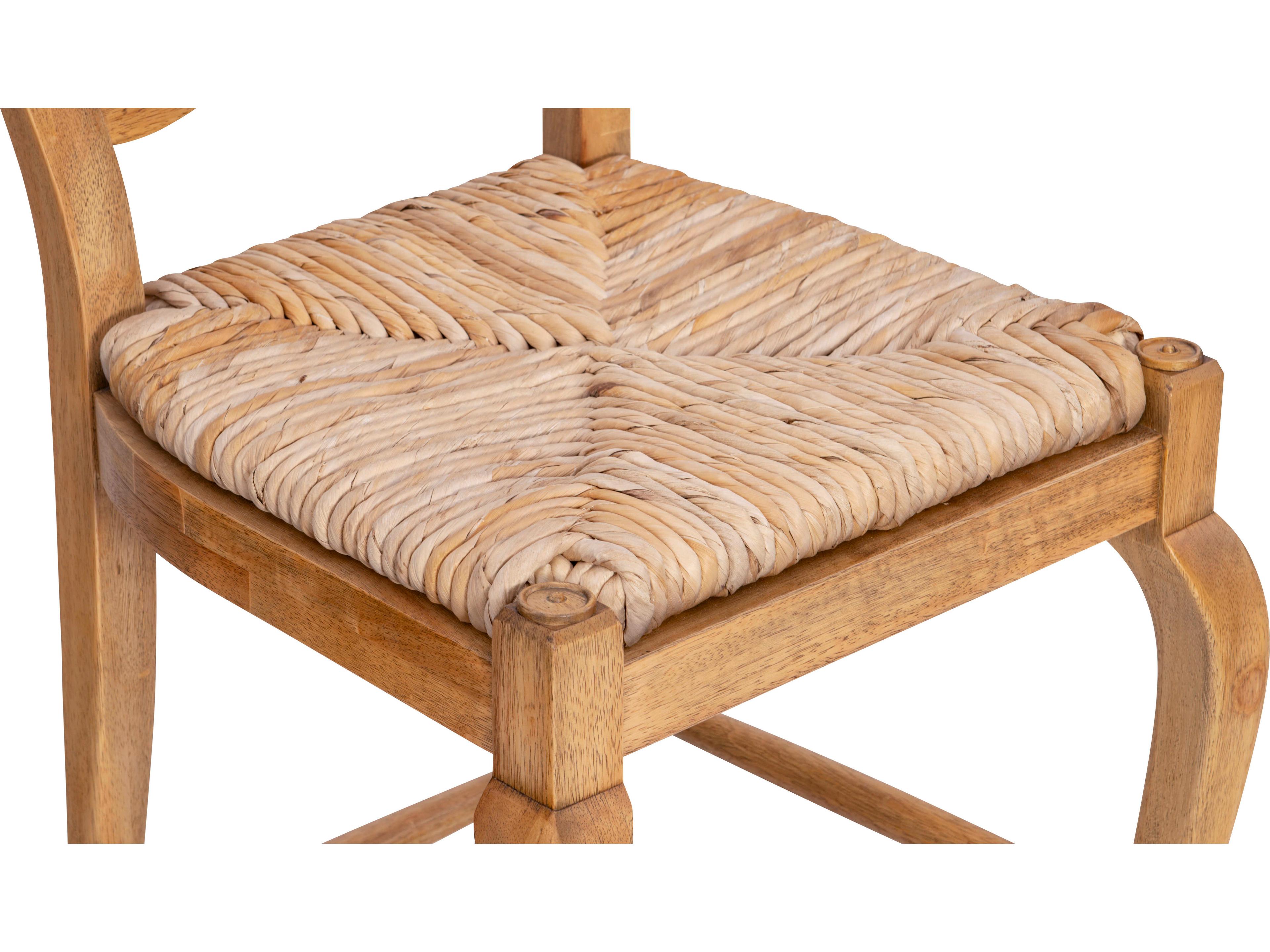 Maitland Smith Provencial Oak Wood Counter Stool