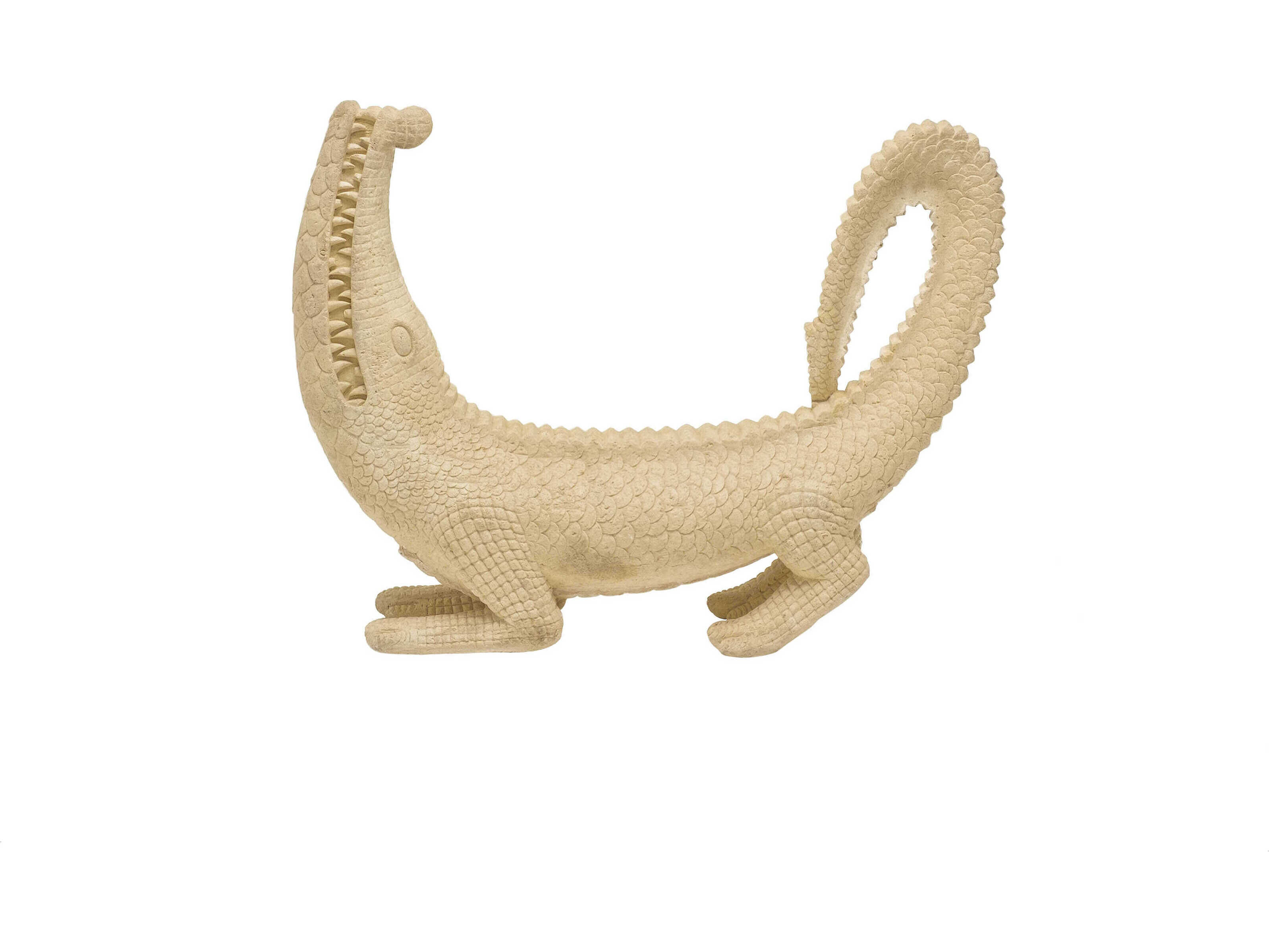 Maitland Smith Ally Alligator Sculpture