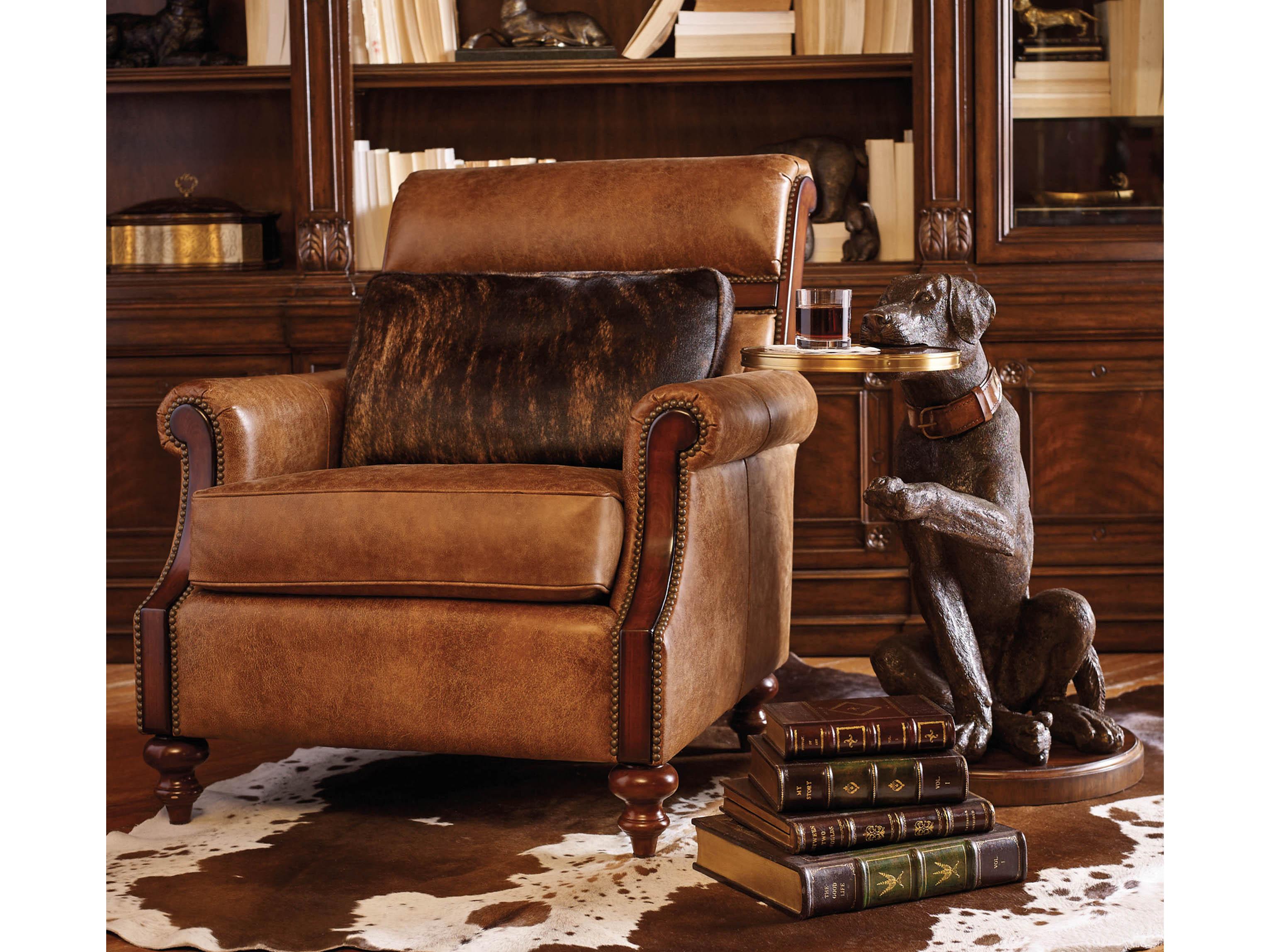 Maitland Smith Labrador Round Metallic Brown Antique Brass End Table