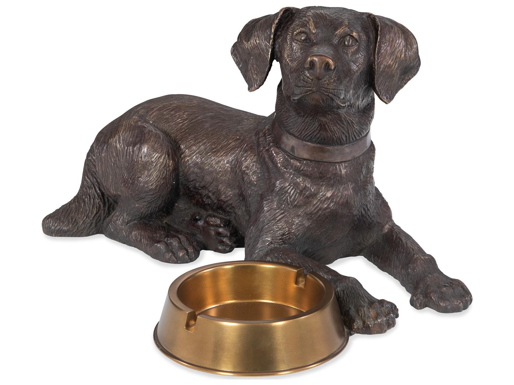 Maitland Smith Labrador 15.3" Card Holder