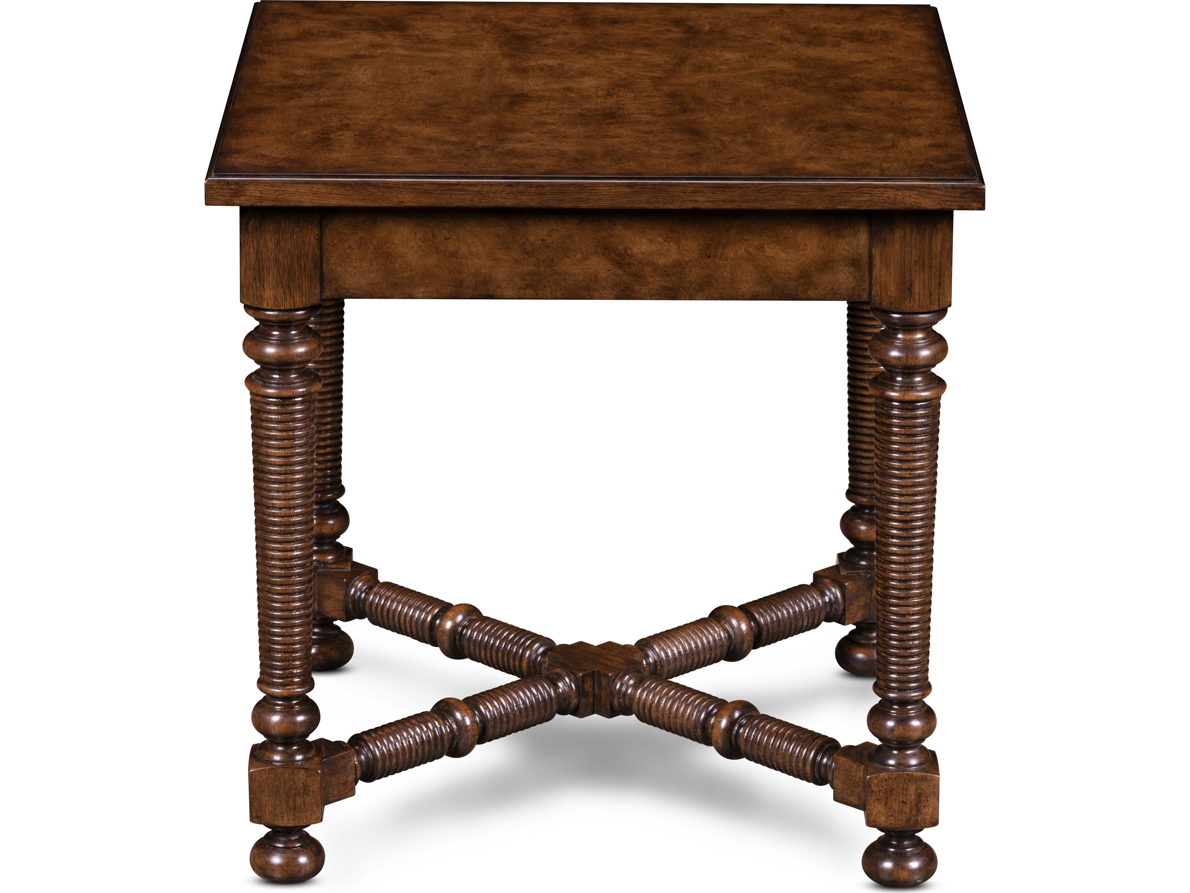 Maitland Smith Mg Square Wood End Table