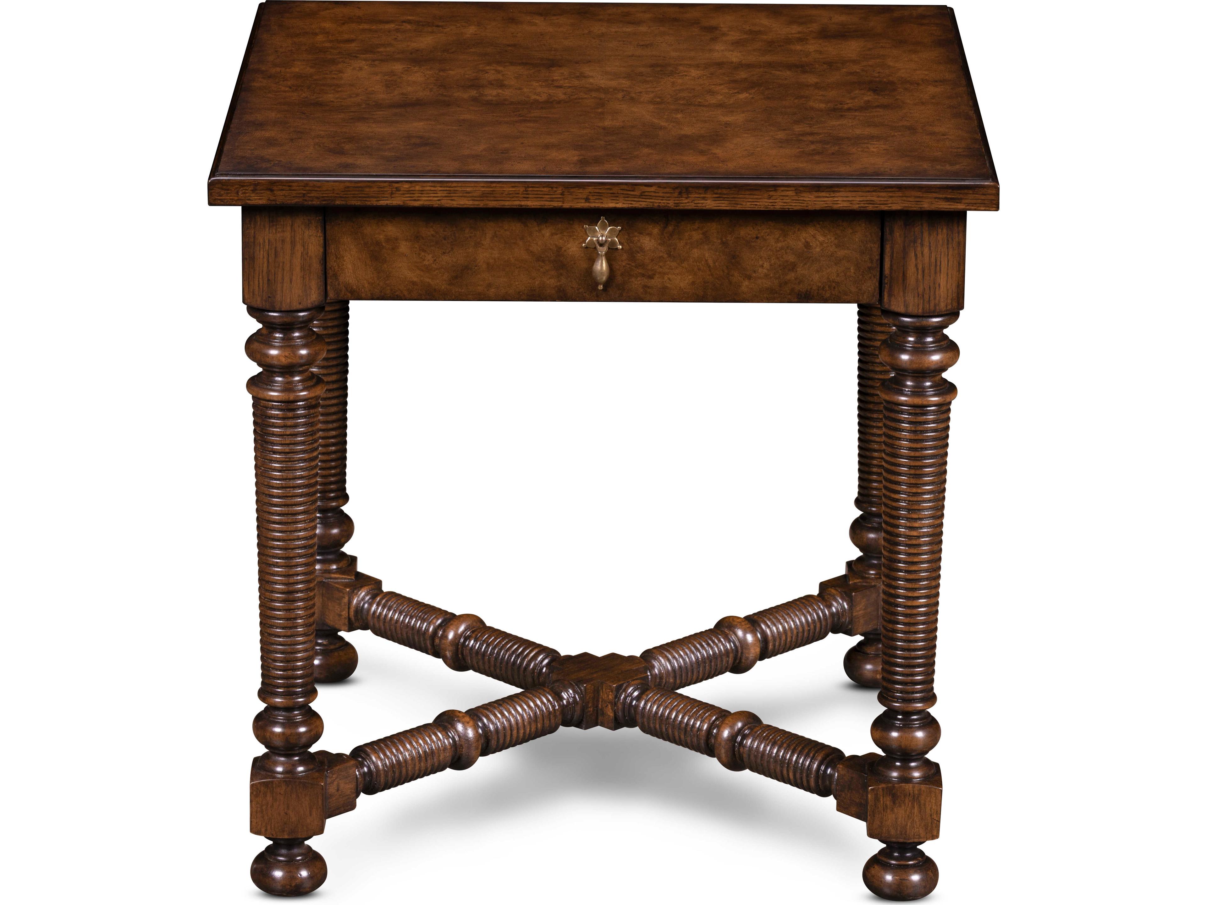 Maitland Smith Mg Square Wood End Table
