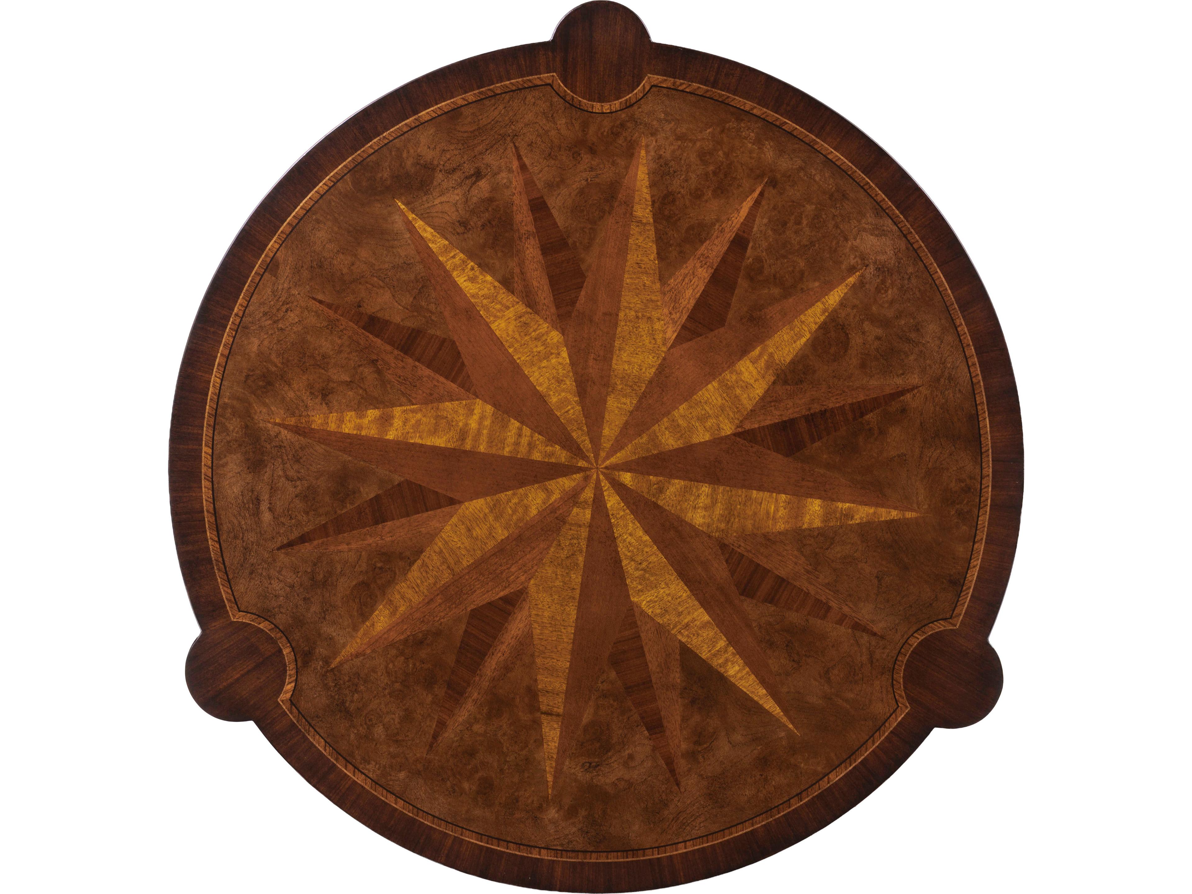 Maitland Smith Mg Round Wood End Table