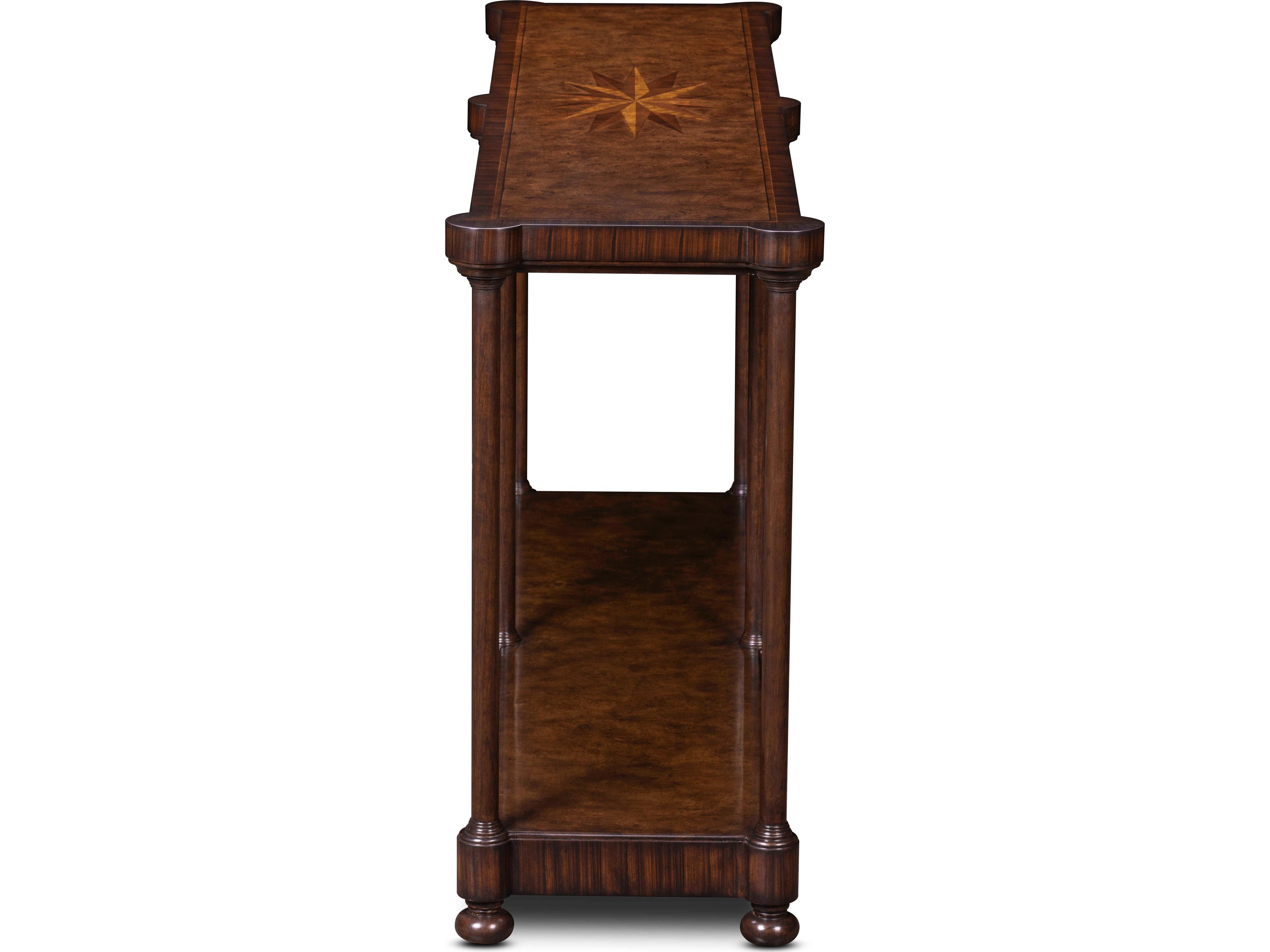 Maitland Smith Mg Rectangular Wood Console Table