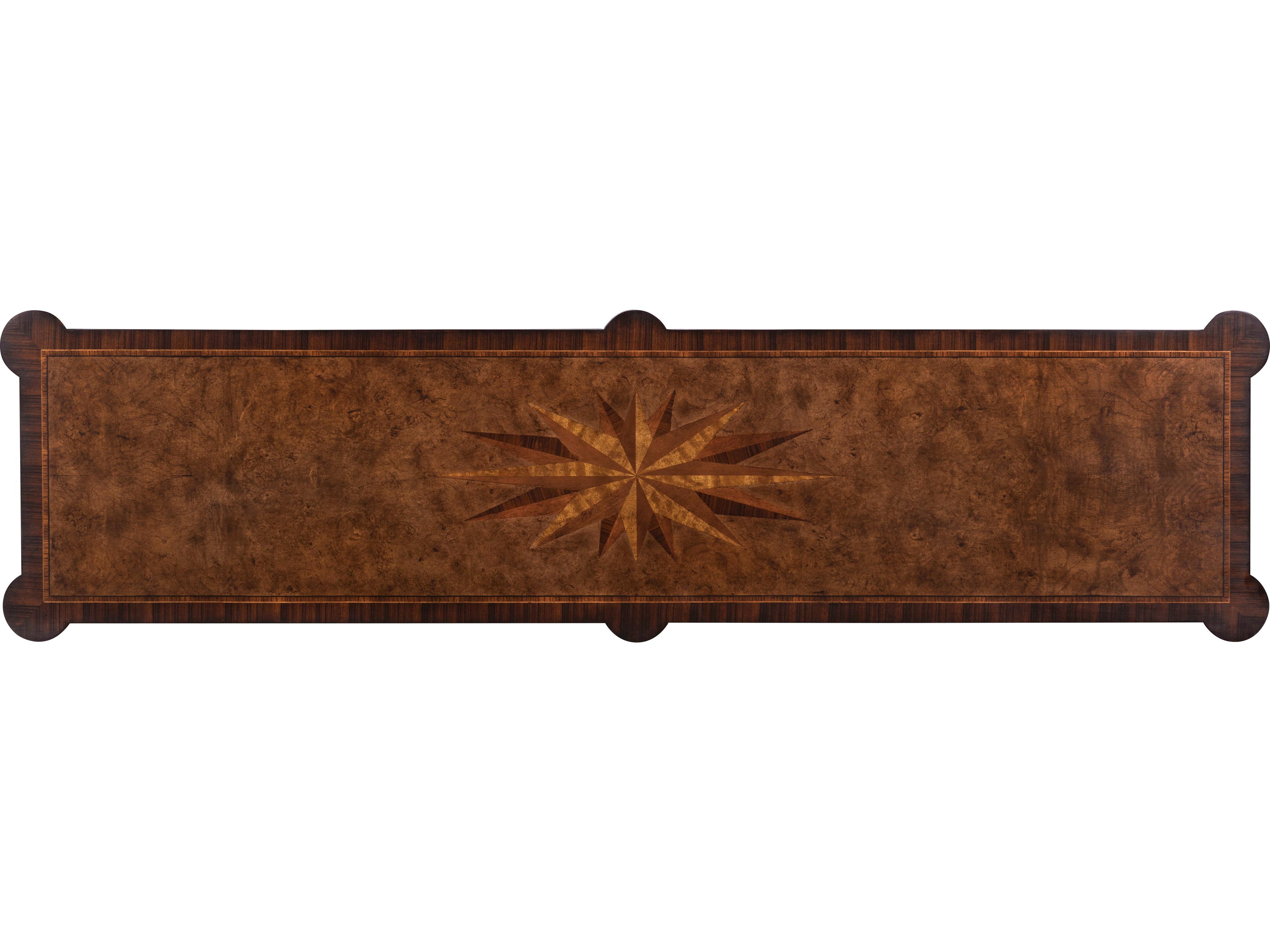 Maitland Smith Mg Rectangular Wood Console Table