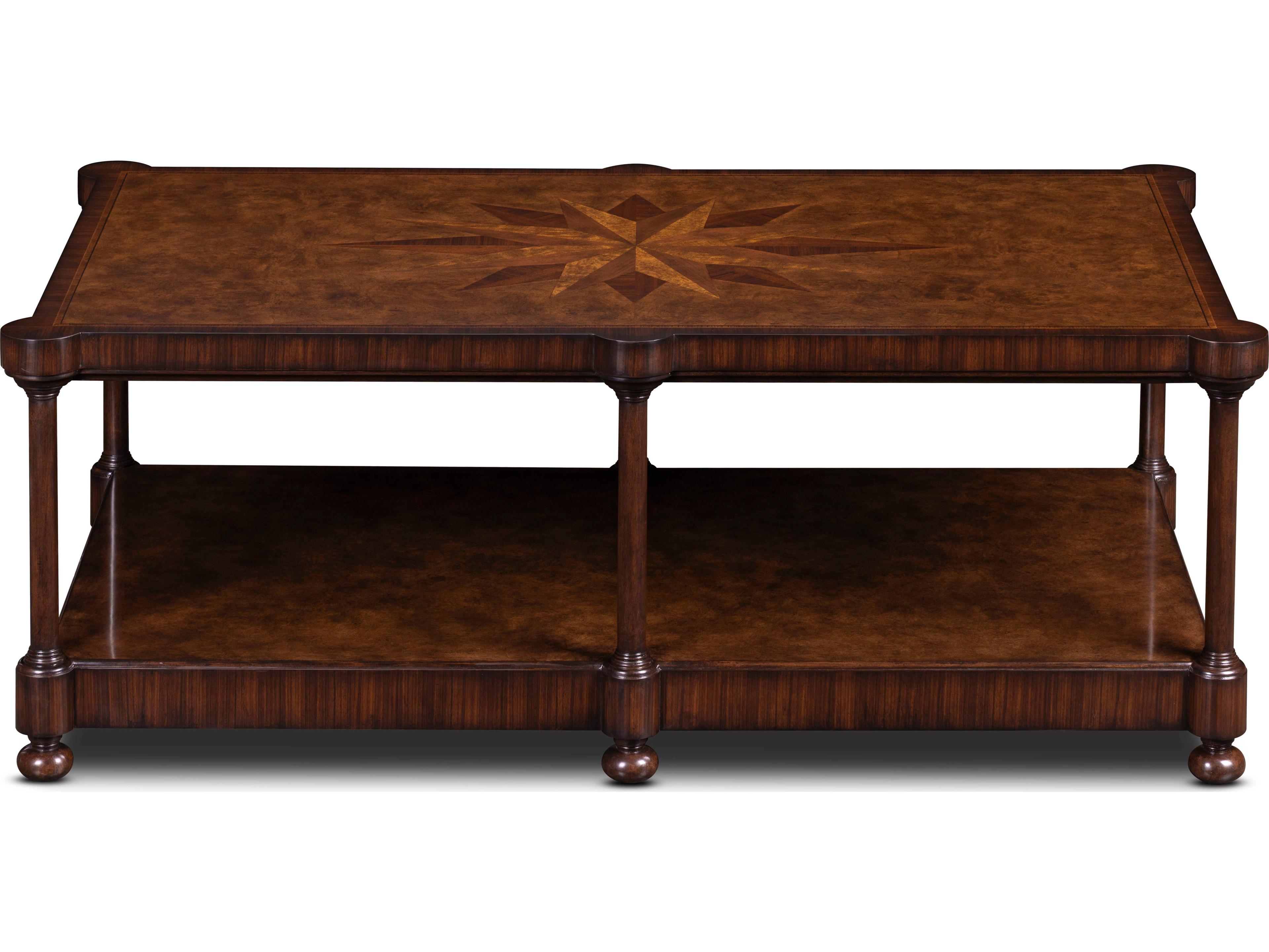 Maitland Smith Mg Rectangular Wood Coffee Table