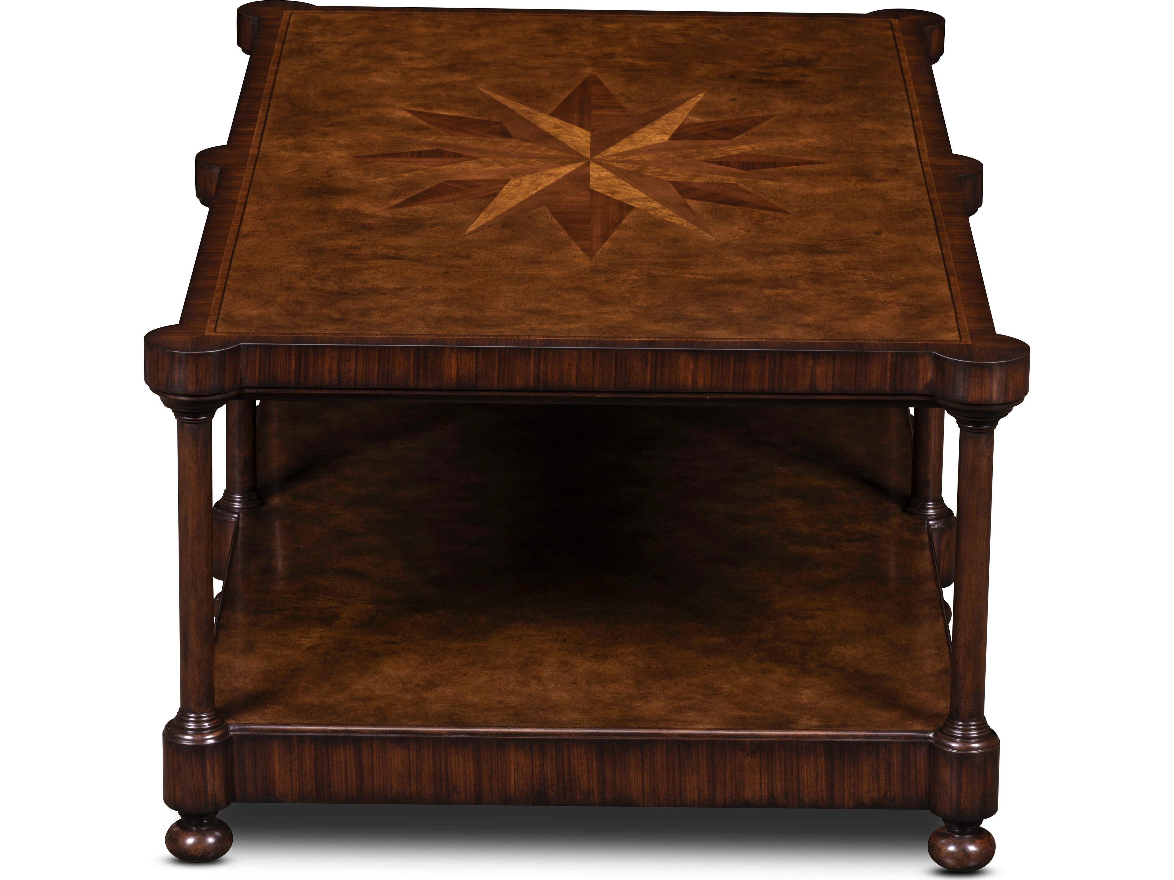 Maitland Smith Mg Rectangular Wood Coffee Table