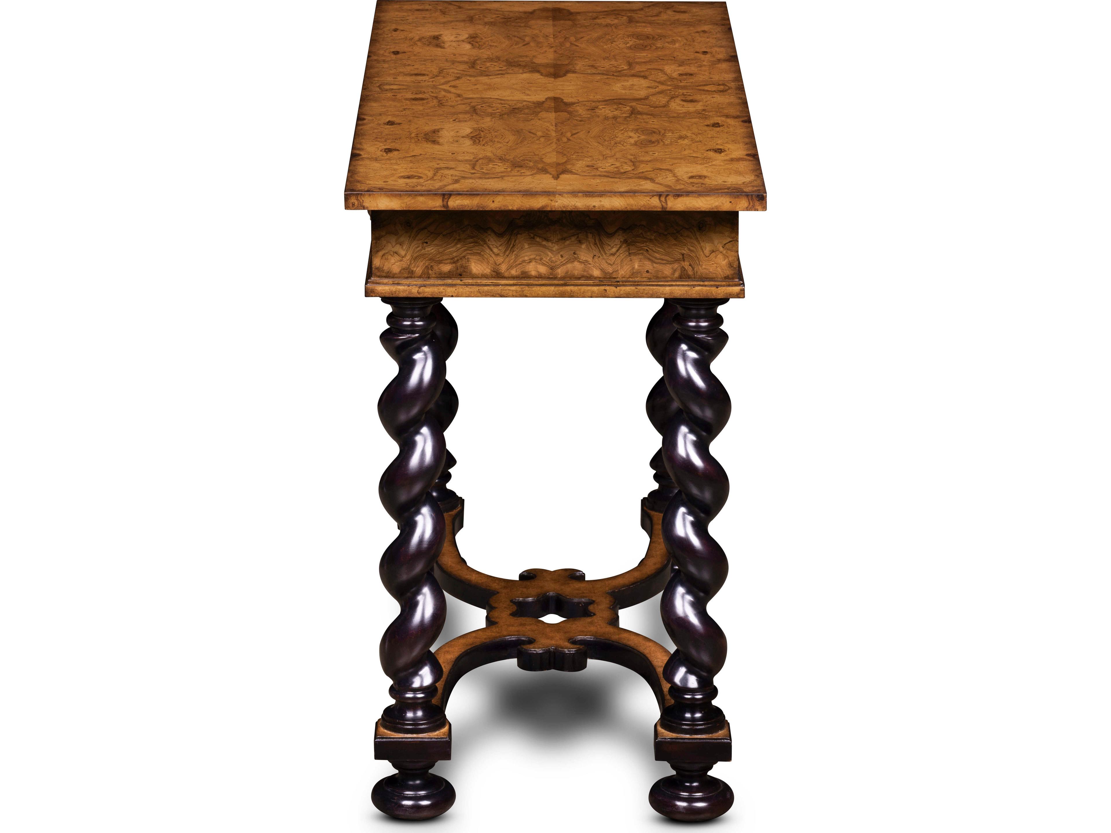 Maitland Smith Mg Rectangular Wood End Table