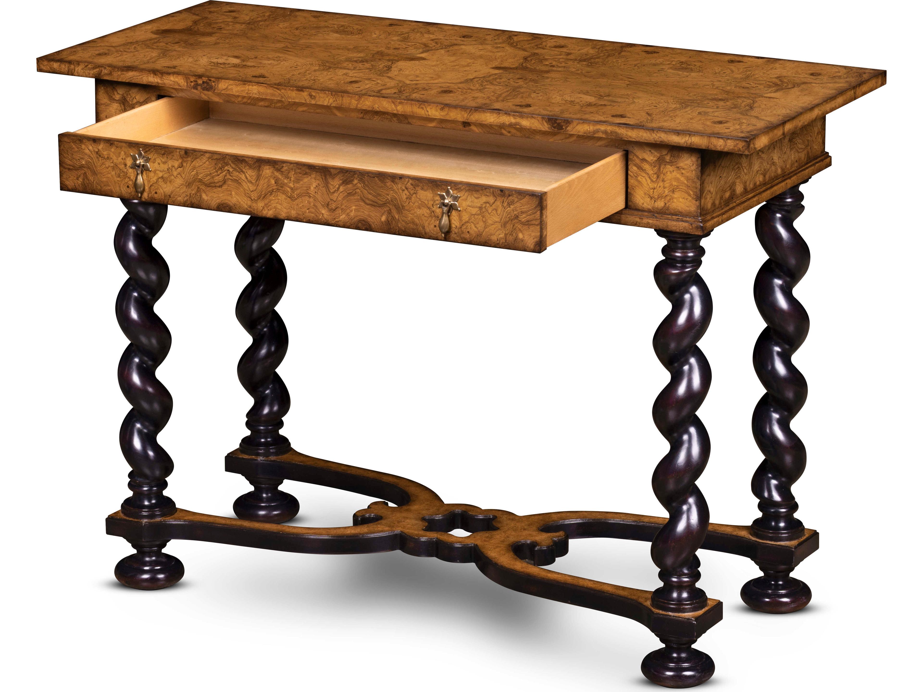 Maitland Smith Mg Rectangular Wood End Table