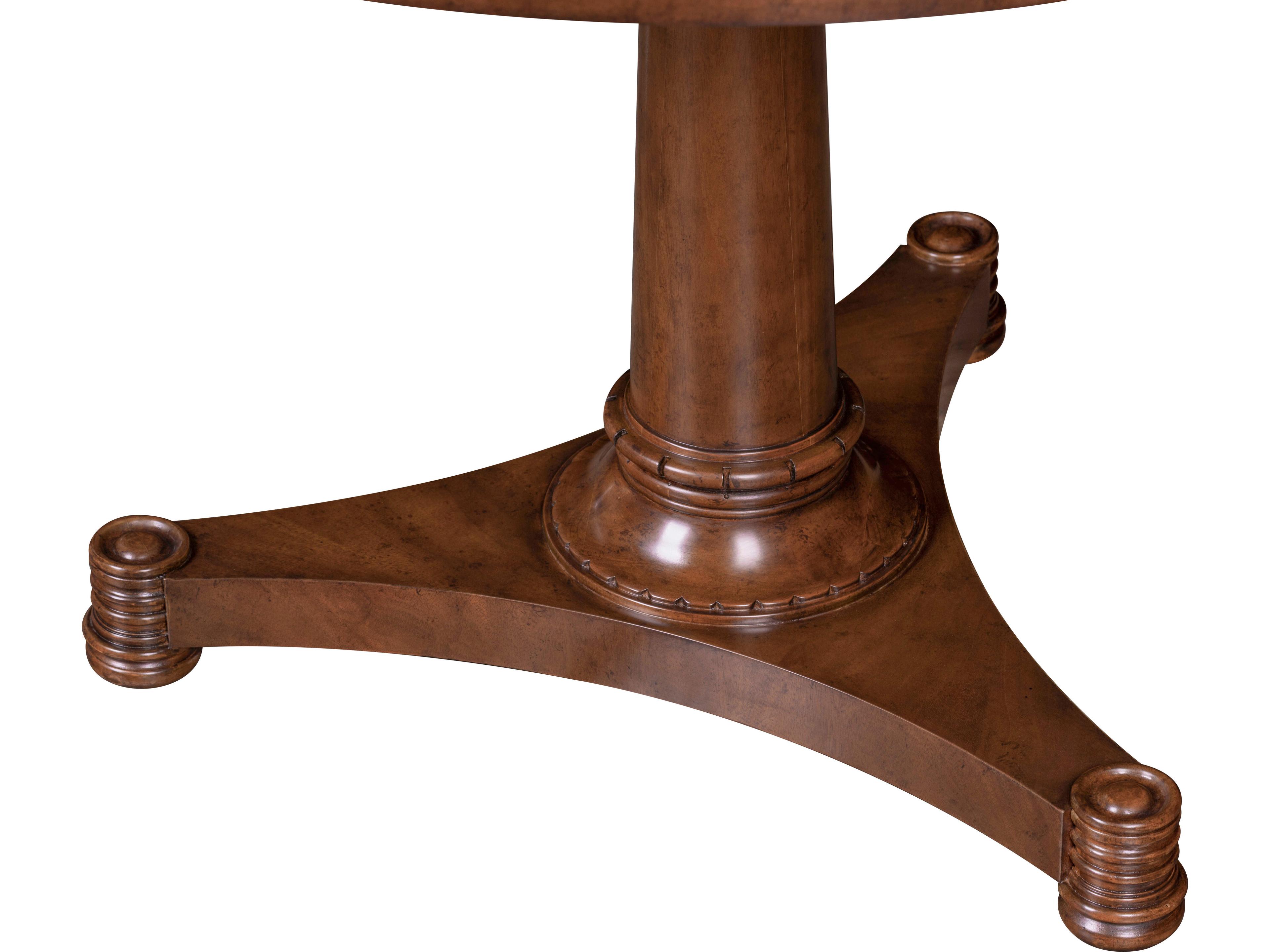 Maitland Smith Mg Round Wood End Table
