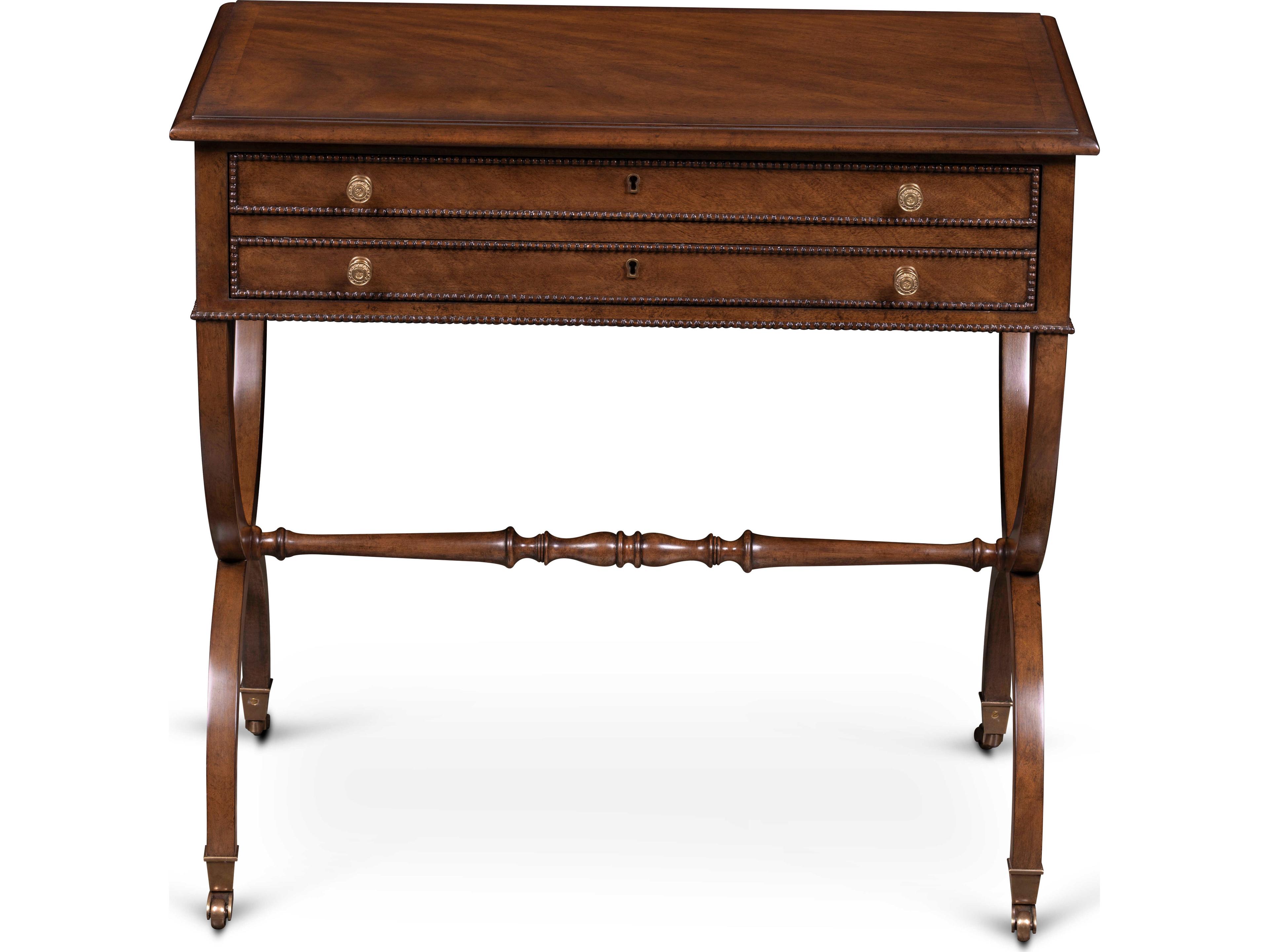 Maitland Smith Mg Rectangular Wood End Table