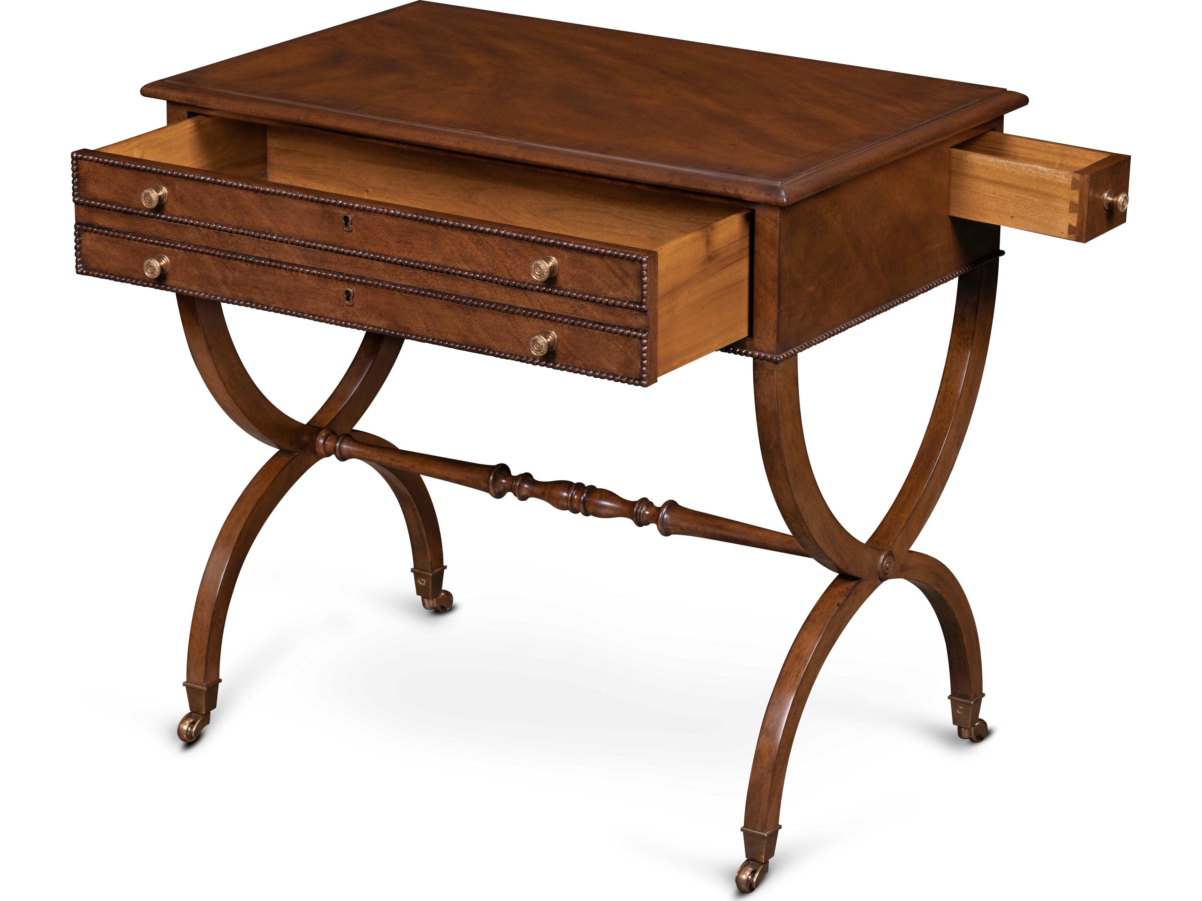 Maitland Smith Mg Rectangular Wood End Table