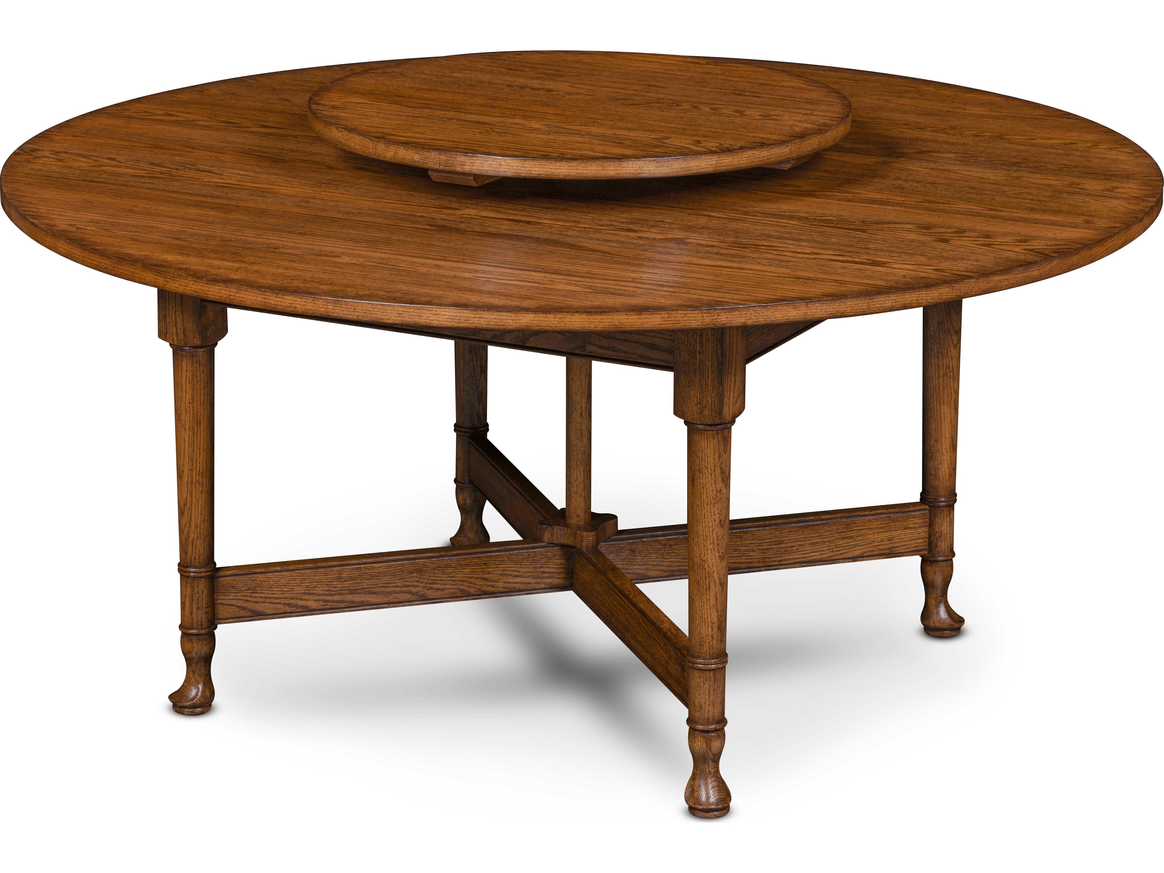 Maitland Smith Mg Round Wood Dining Table