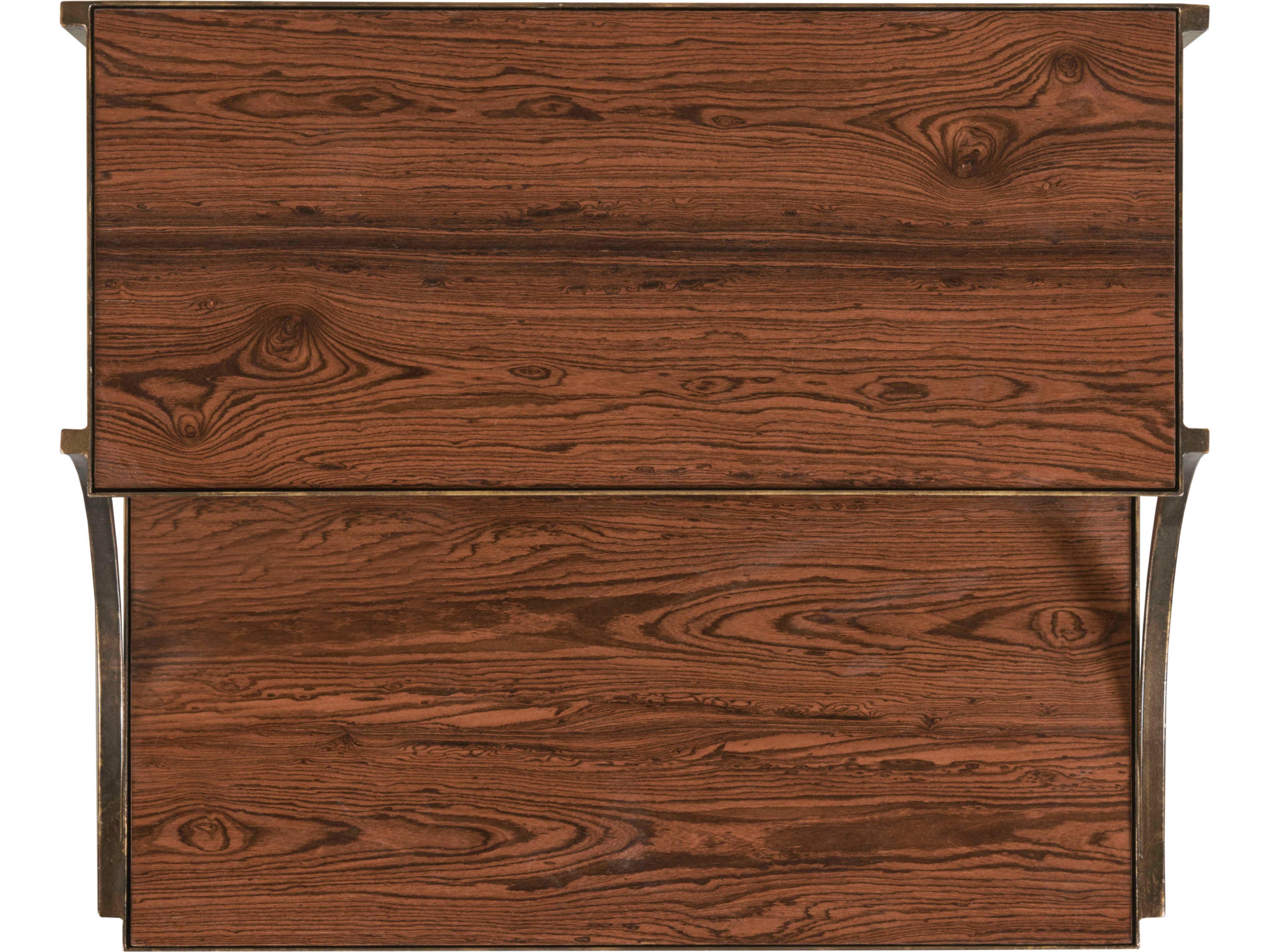 Maitland Smith Mg Rectangular Wood End Table