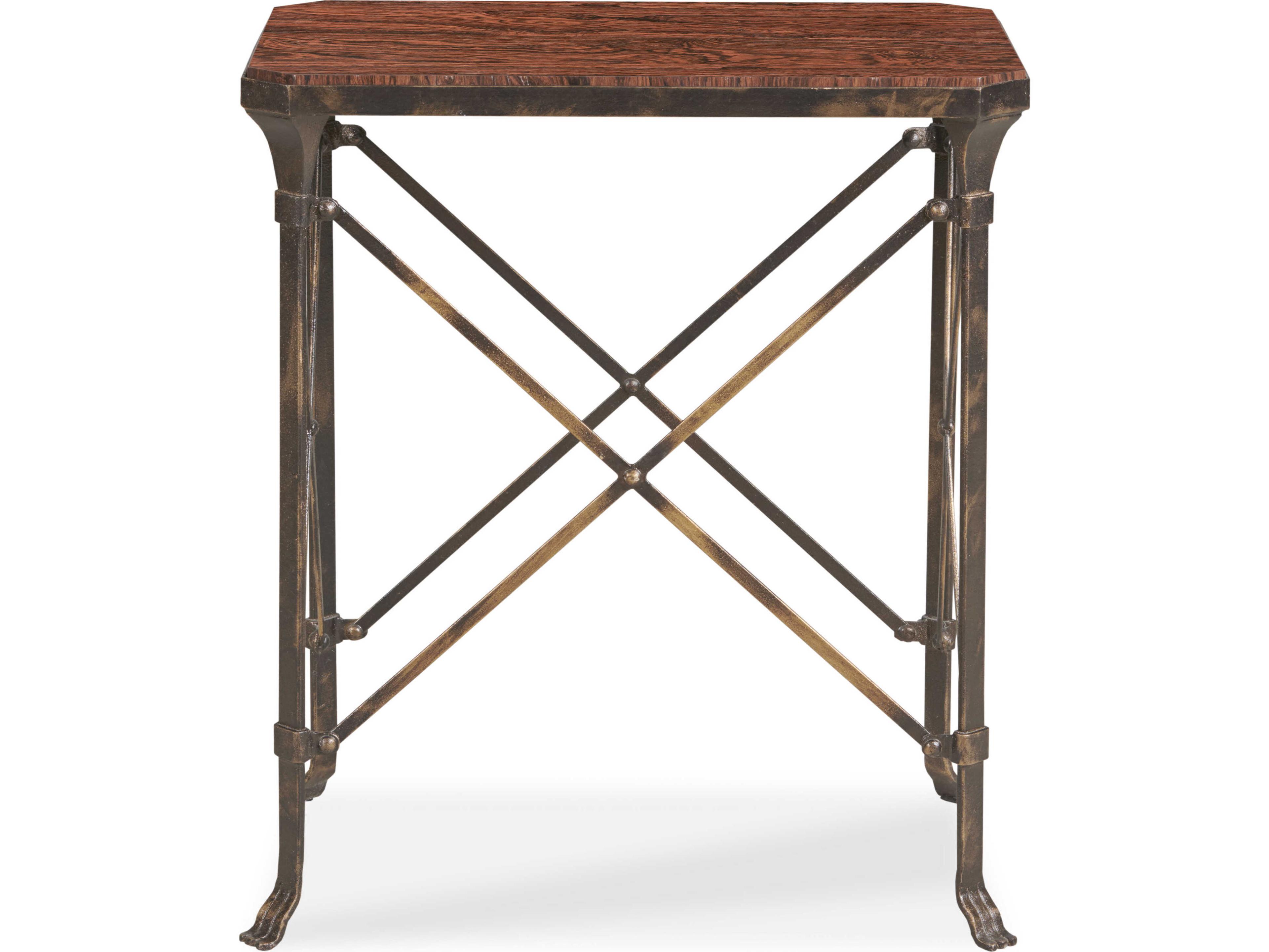Maitland Smith Mg Rectangular Wood End Table