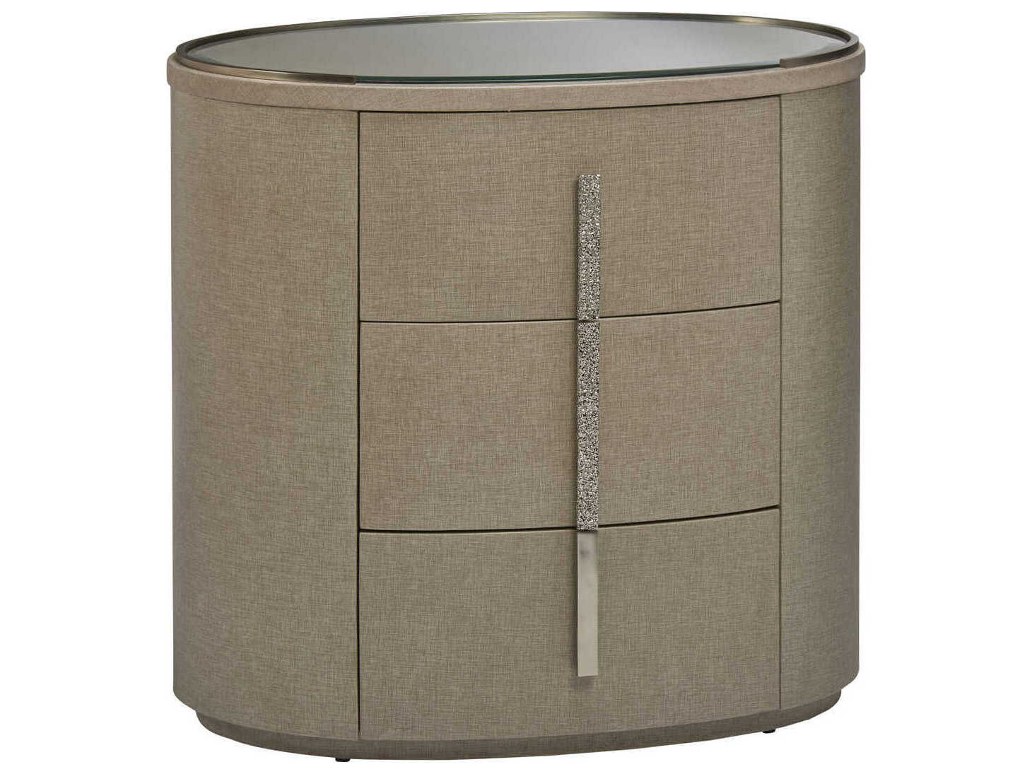 Maitland Smith 3-Drawers Beige Ensemble Nightstand