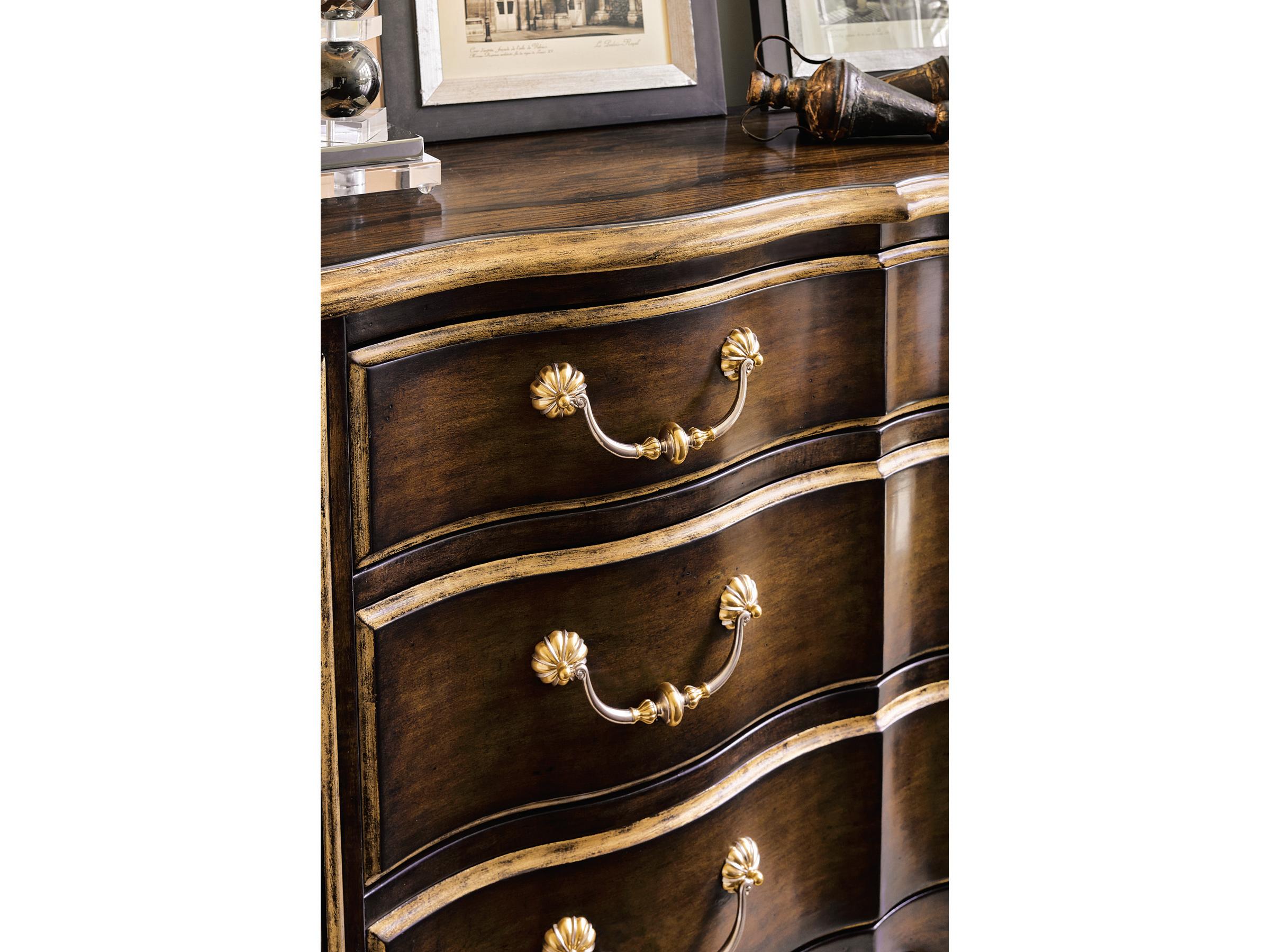 Maitland Smith Aria 3-Drawers Brown Ash Wood Dresser