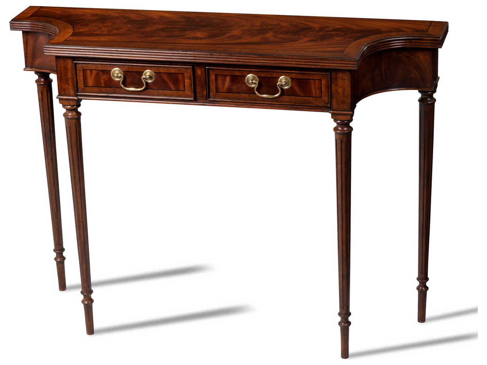 Maitland Smith Derby Wood Mahogany Console Table