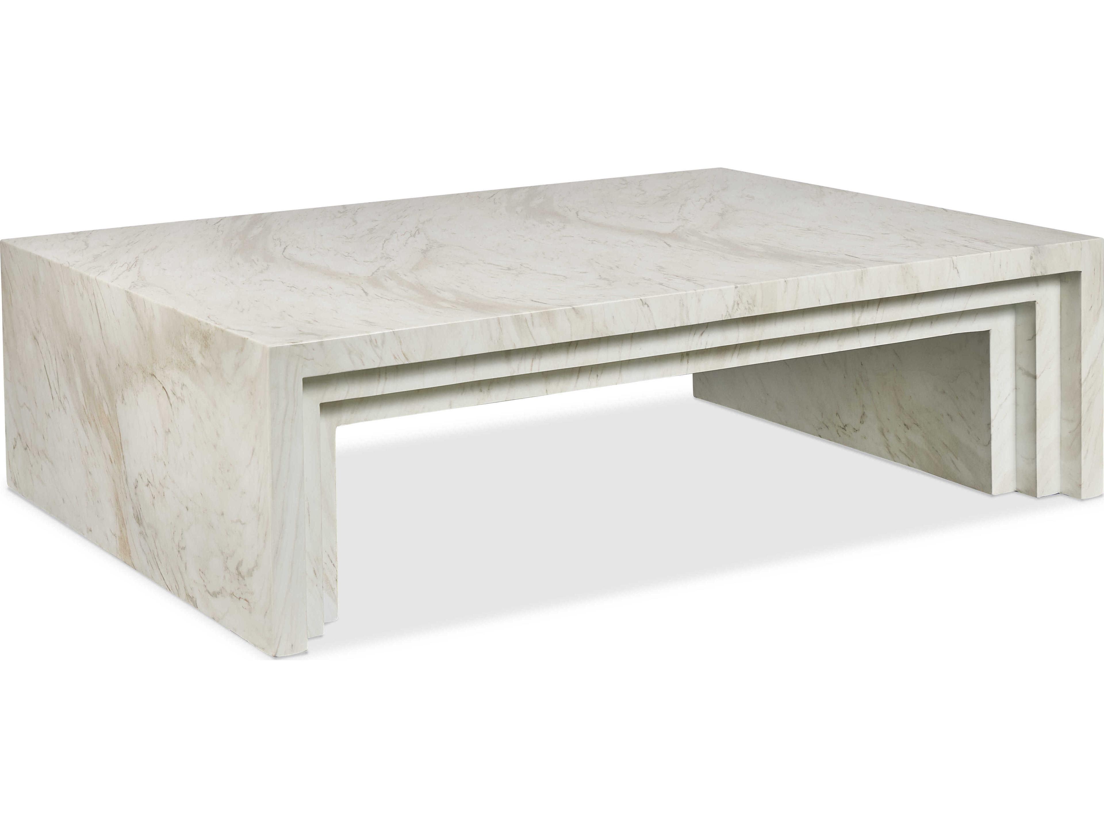 Maitland Smith Rectangular Marble Coffee Table