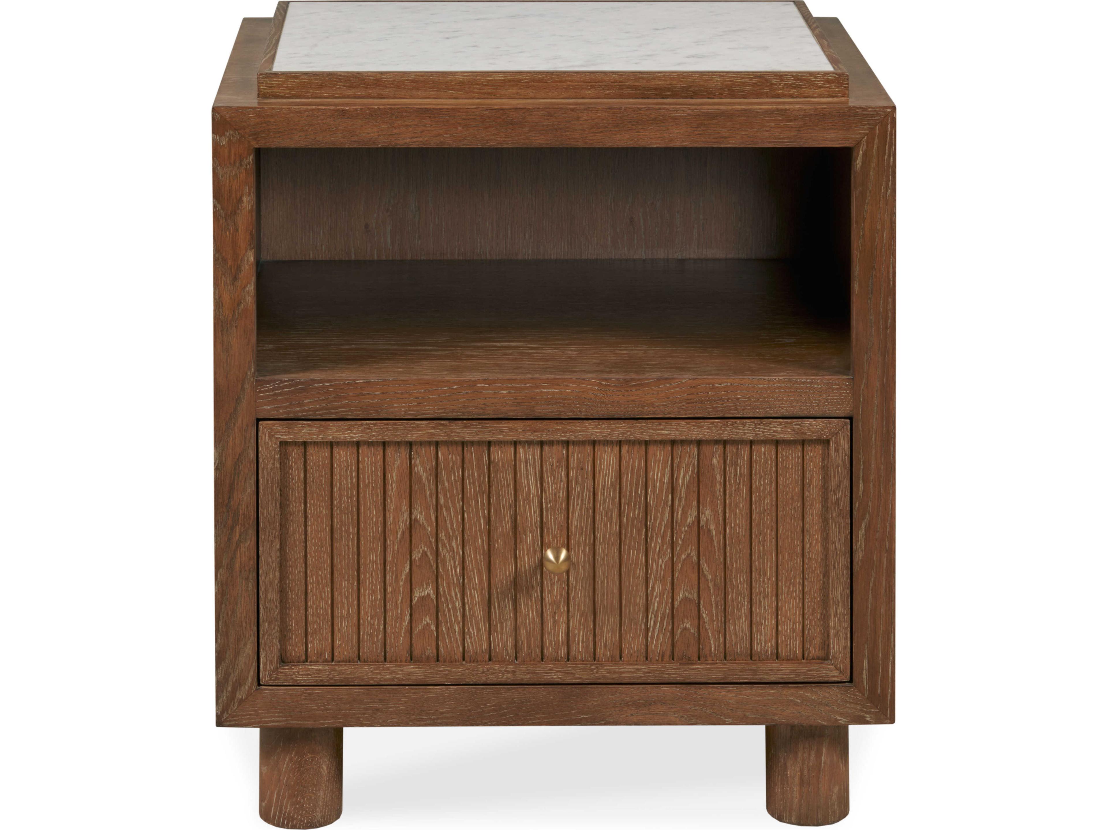 Maitland Smith Mg 1-Drawer Brown Nightstand