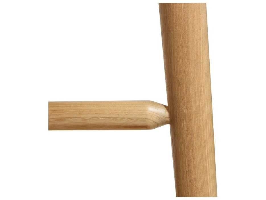 Mash Studios Round Wood Matte Clear Lacquer Coffee Table