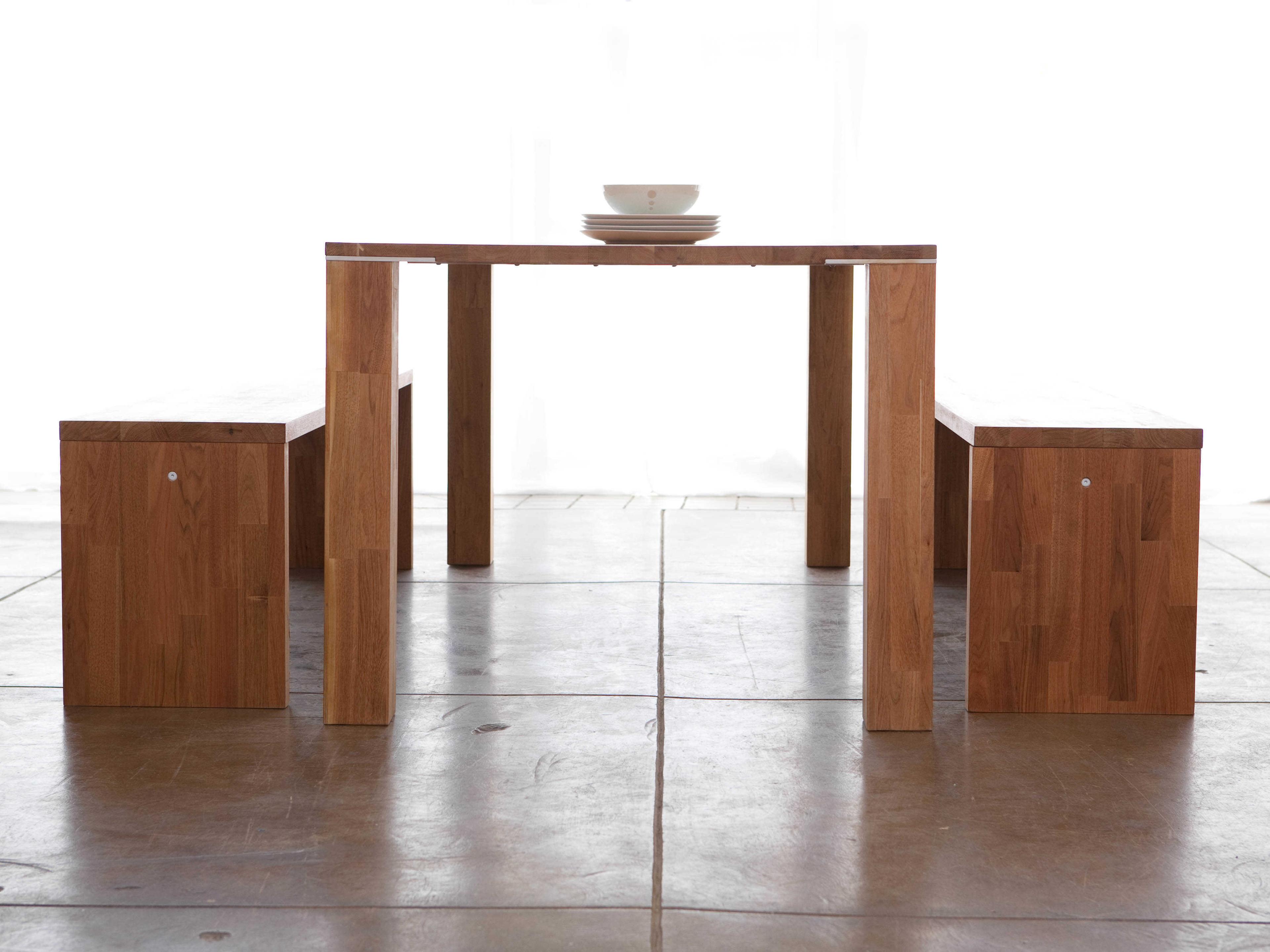 Mash Studios Laxseries Rectangular Wood Natural Linseed Oil Dining Table