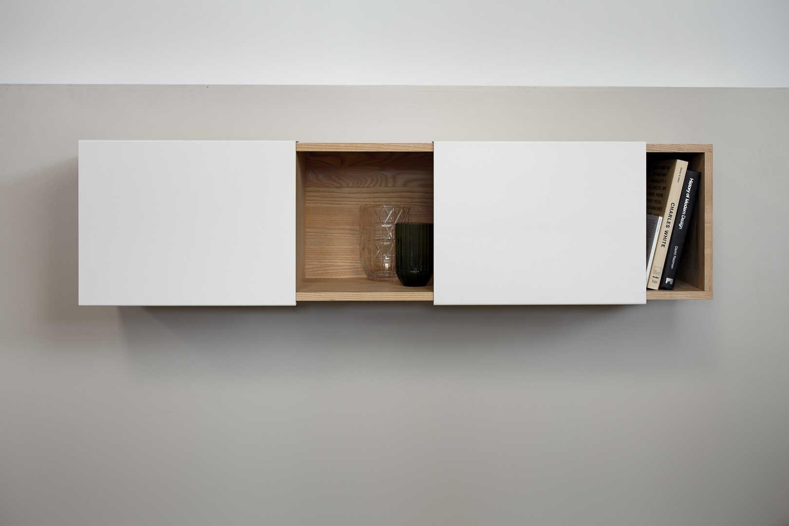 Mash Studios Ash / Matte White Wall Shelf