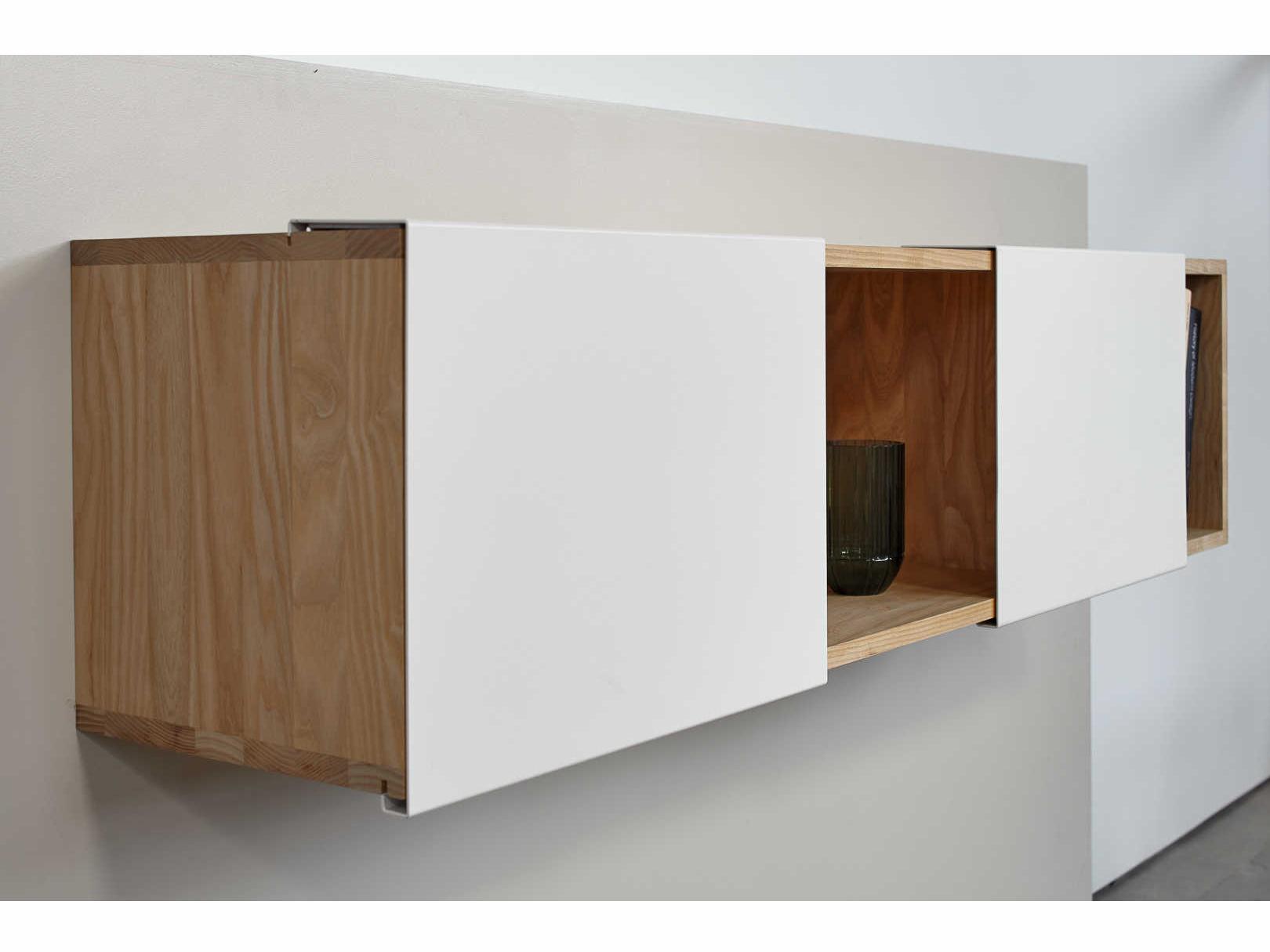 Mash Studios Ash / Matte White Wall Shelf