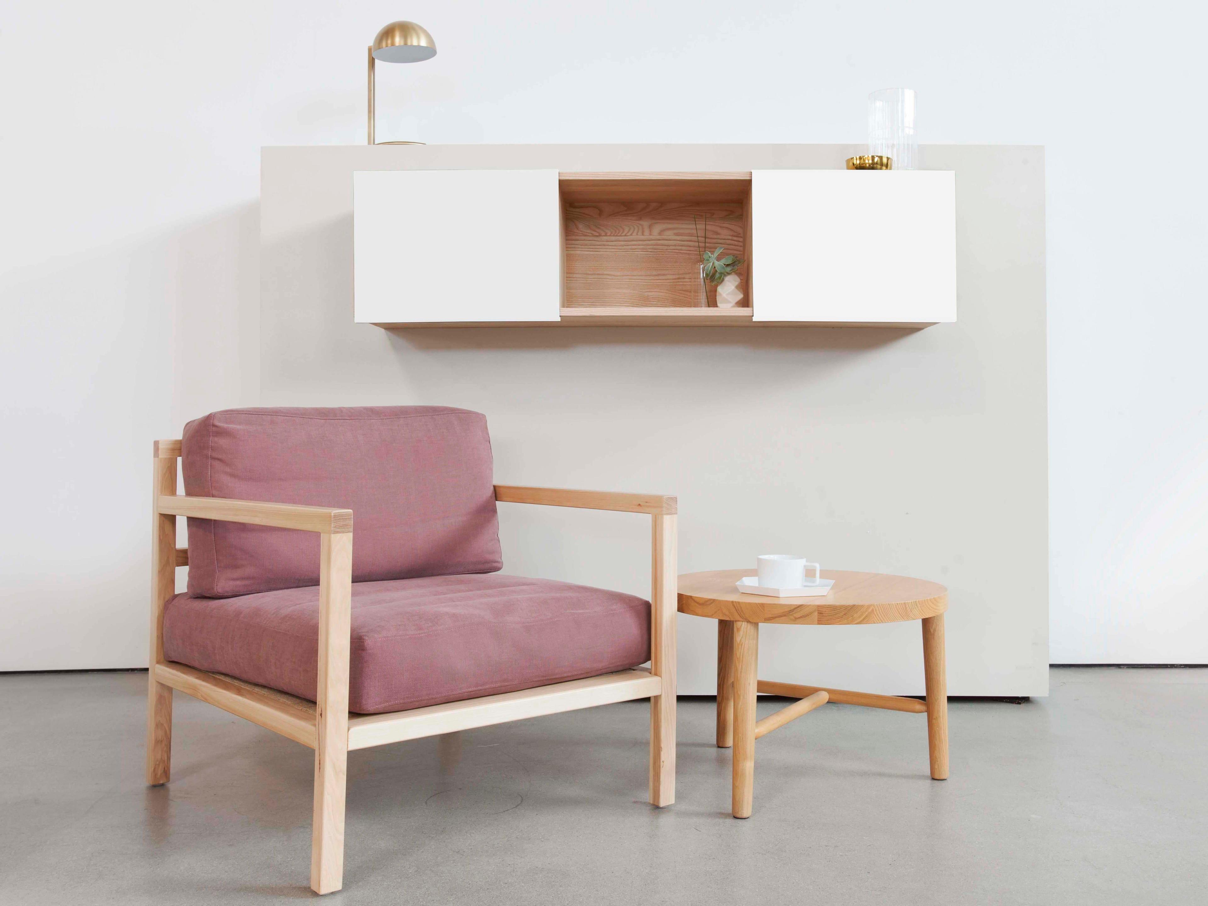 Mash Studios Ash / Matte White Wall Shelf