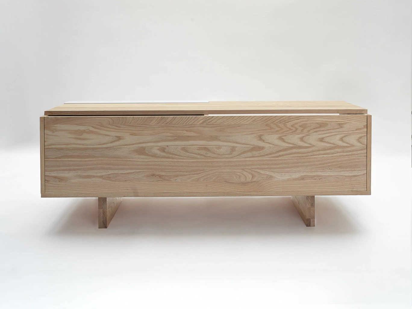 Mash Studios 58" Ash Wood Matte Black Media Console