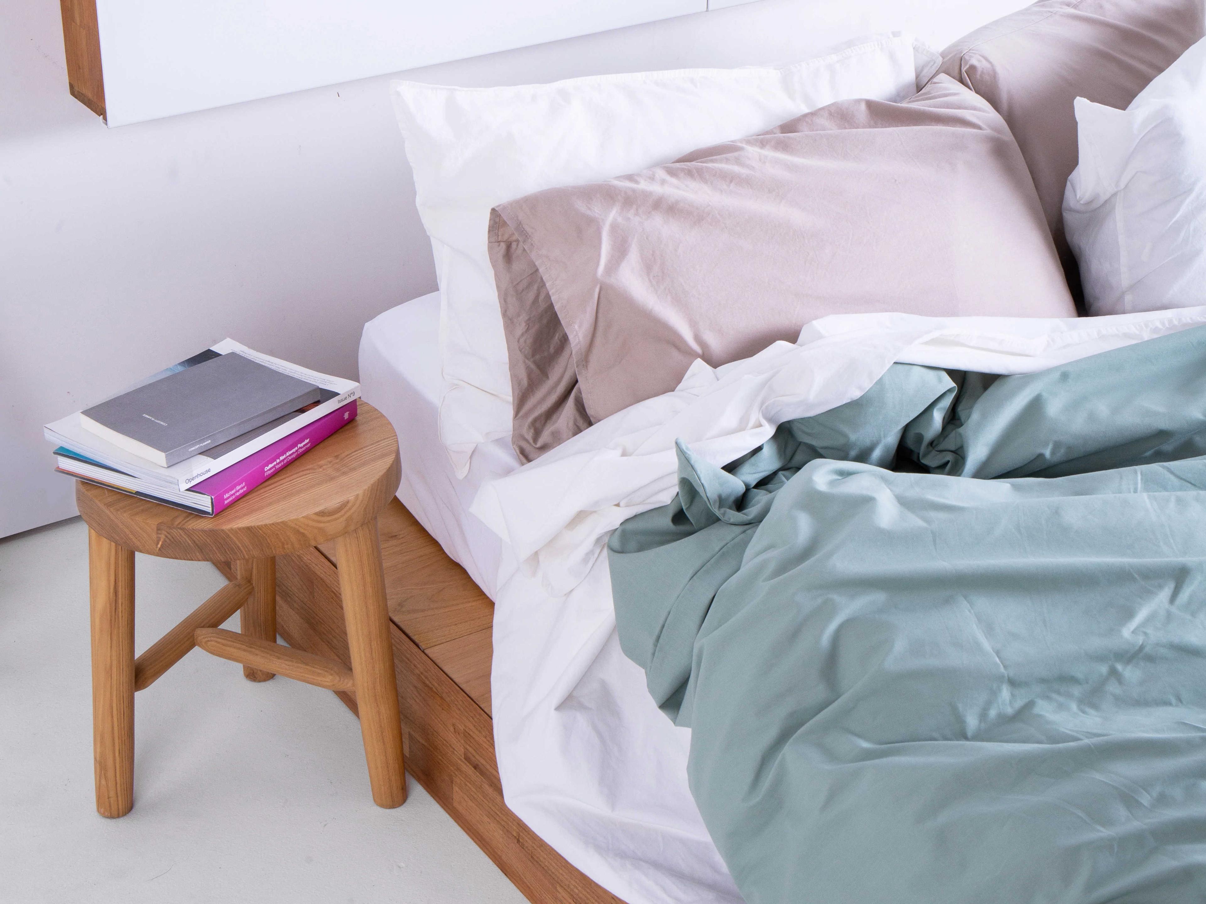 Mash Studios Walnut Brown Wood King Platform Bed