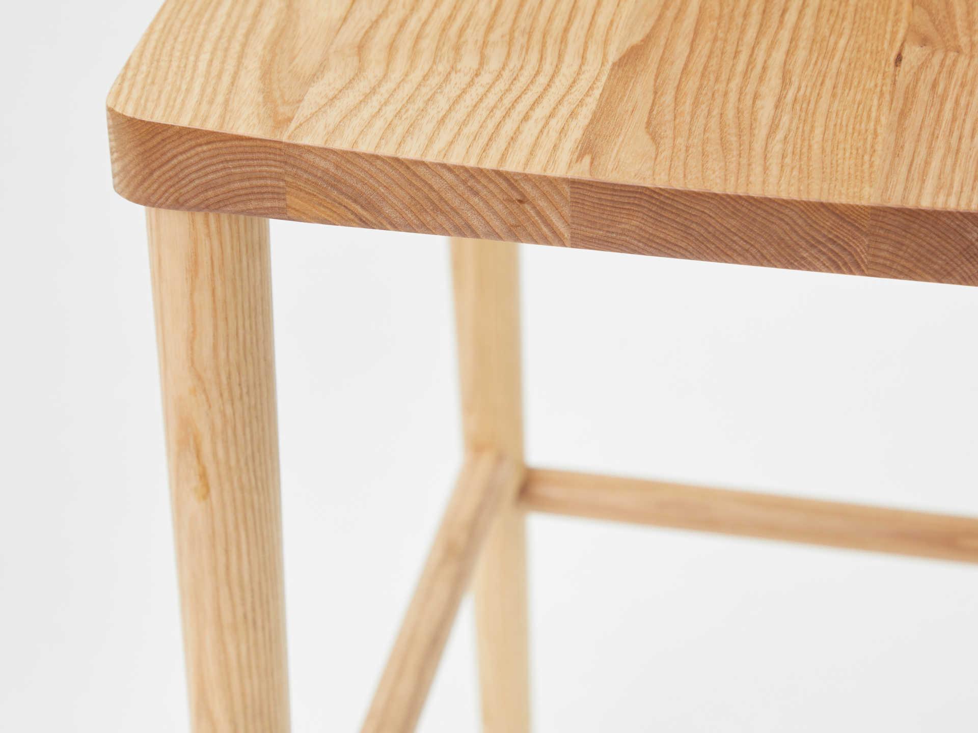 Mash Studios Ash Wood Bar Stool