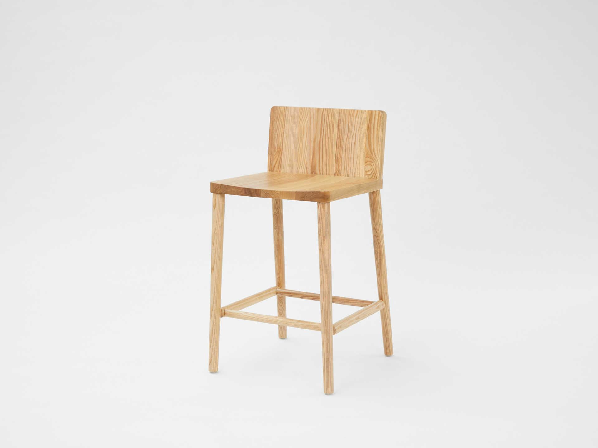 Mash Studios Ash Wood Counter Stool