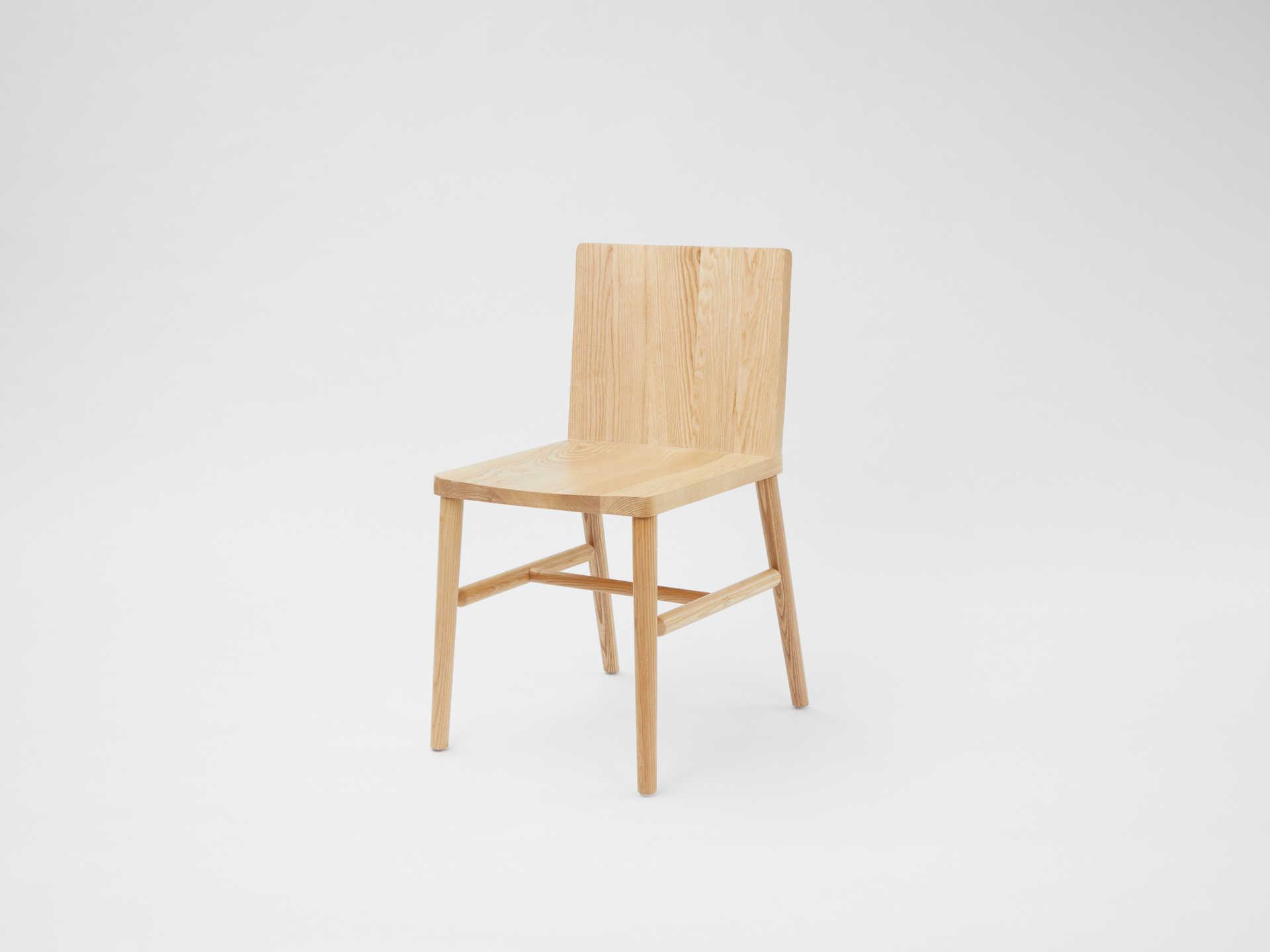 Mash Studios Ash Wood Brown Side Dining Chair