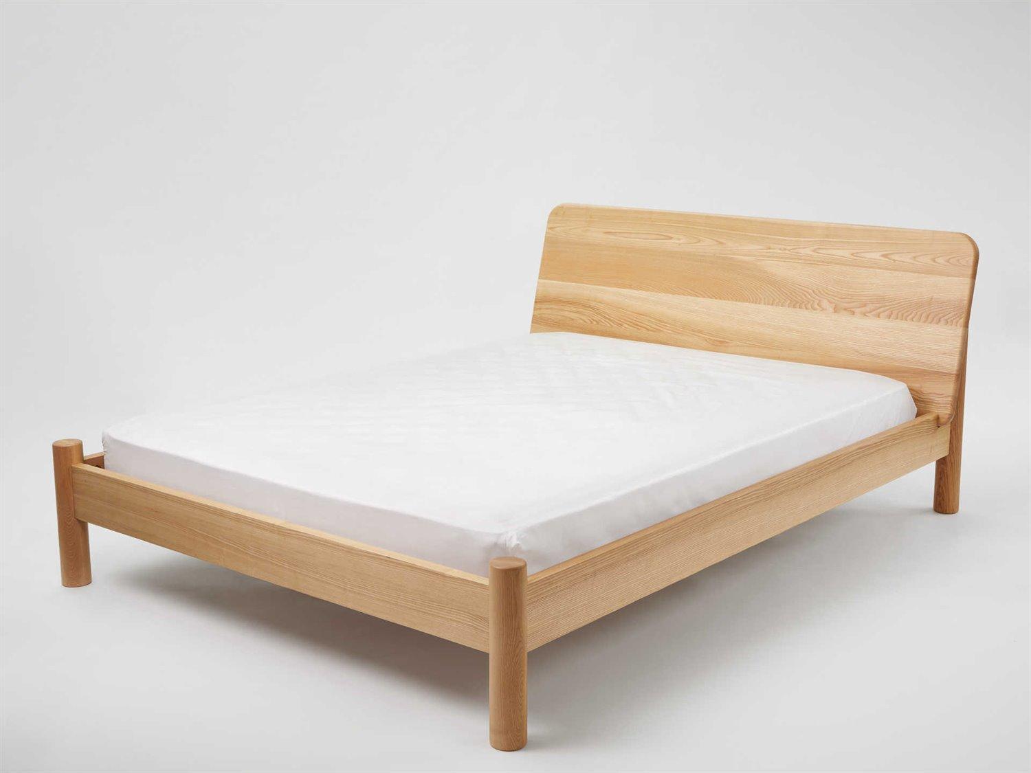 Mash Studios Brown Ash Wood Queen Platform Bed