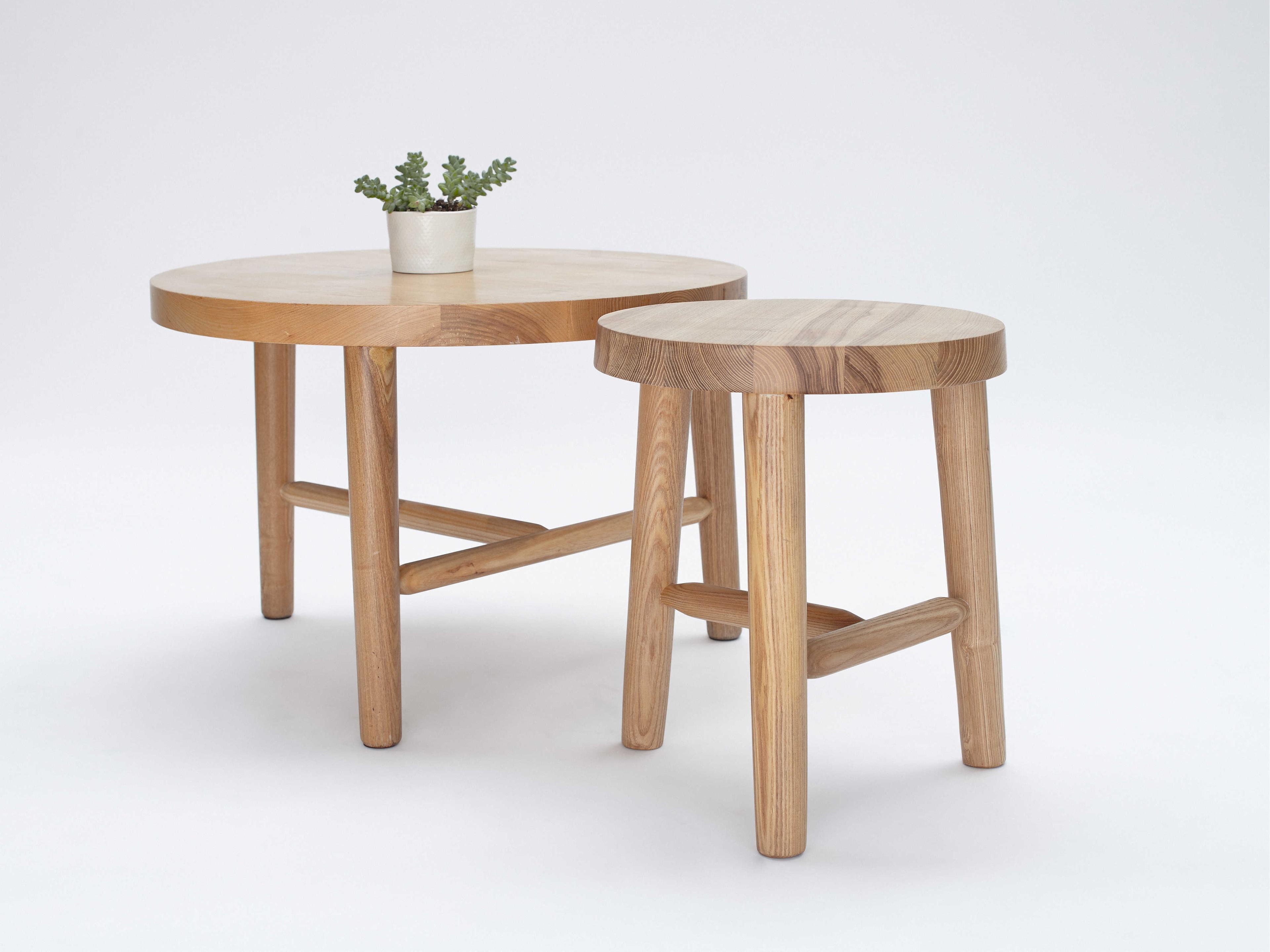 Mash Studios Ash Wood Brown Side Dining Chair