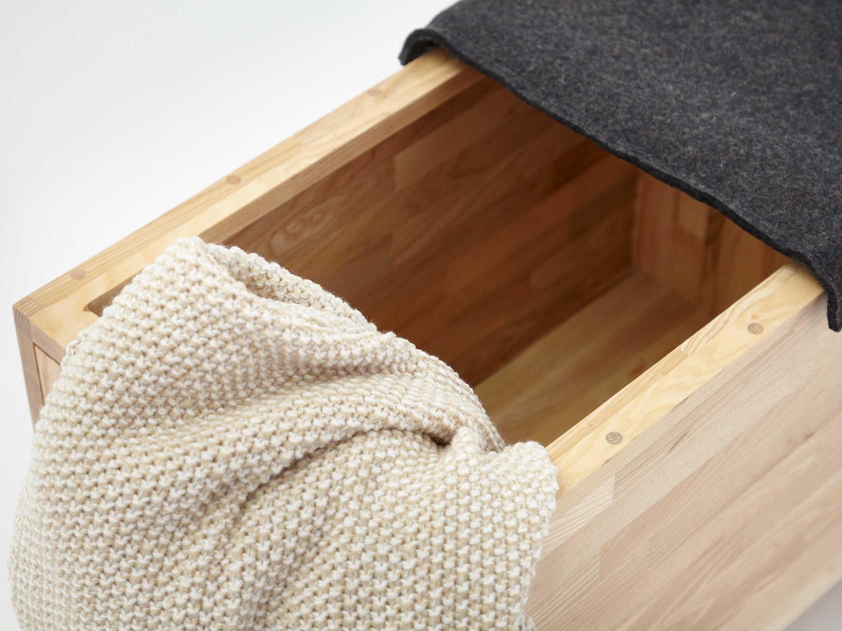 Mash Studios Ash Black Upholstered Accent Bench