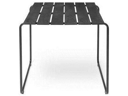 Mater Outdoor Ocean Black Recycled Plastic Square Dining Table