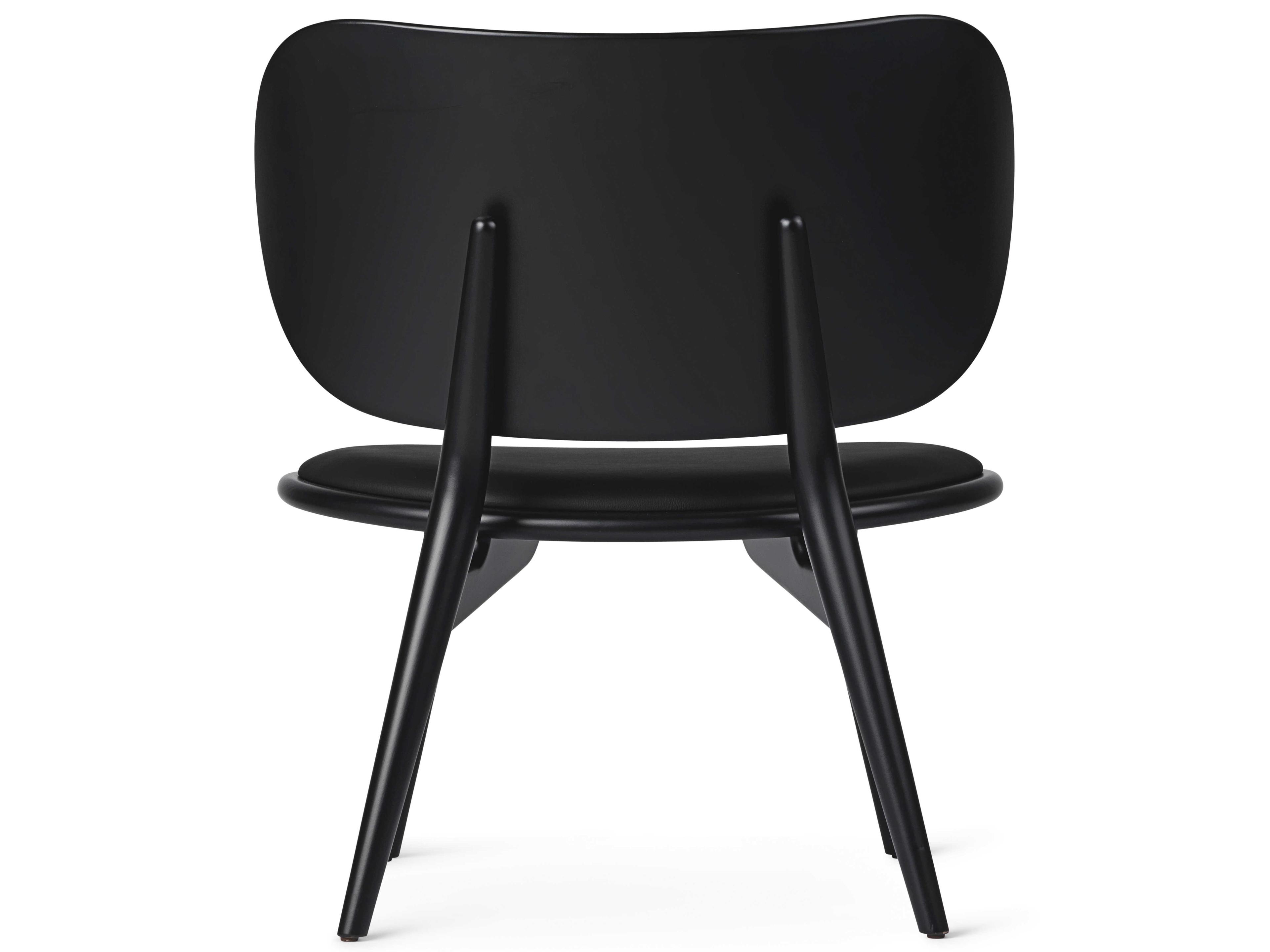 Mater Black Leather Accent Chair