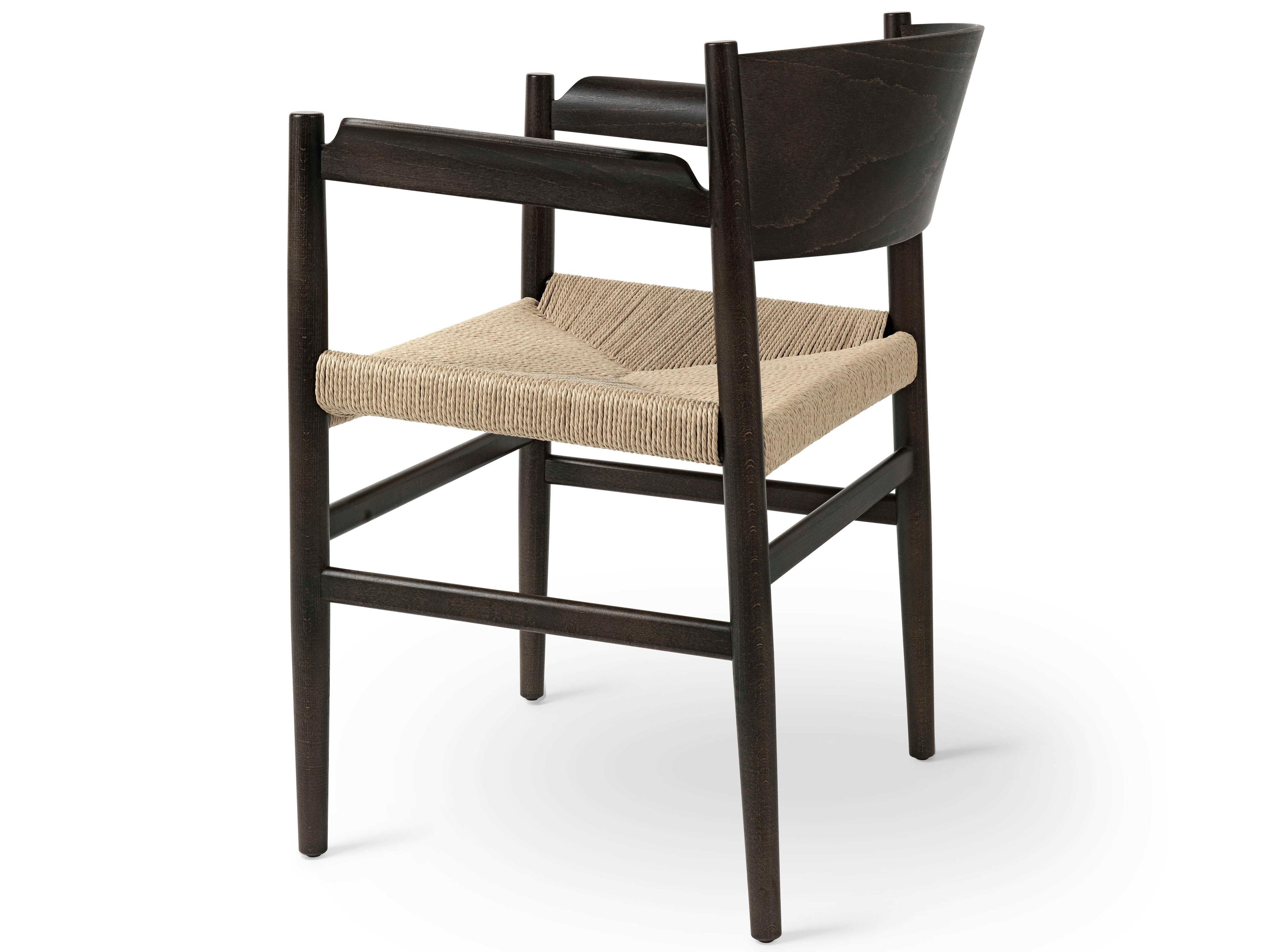 Mater Nestor Brown Arm Dining Chair