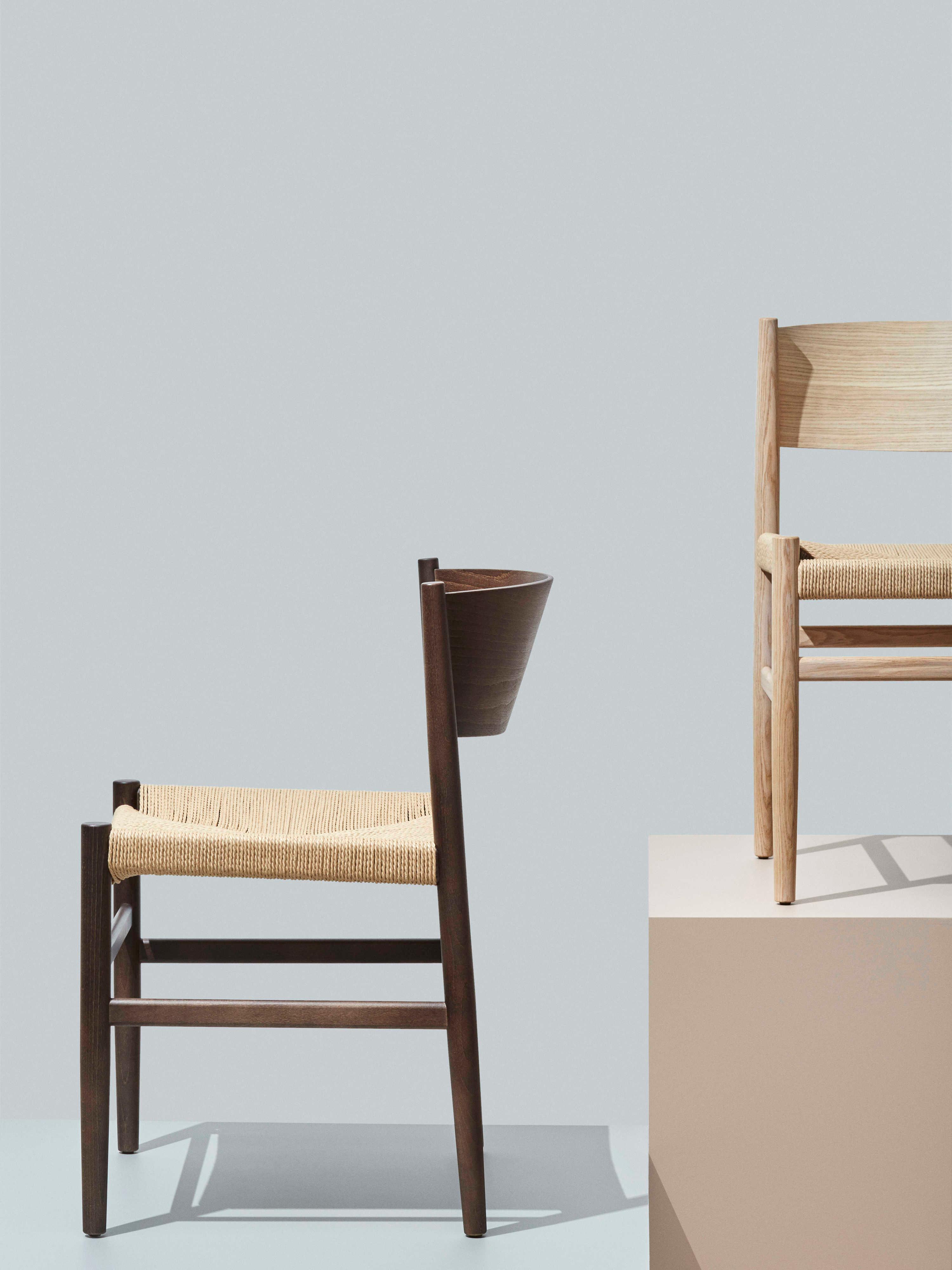 Mater Nestor Brown Side Dining Chair